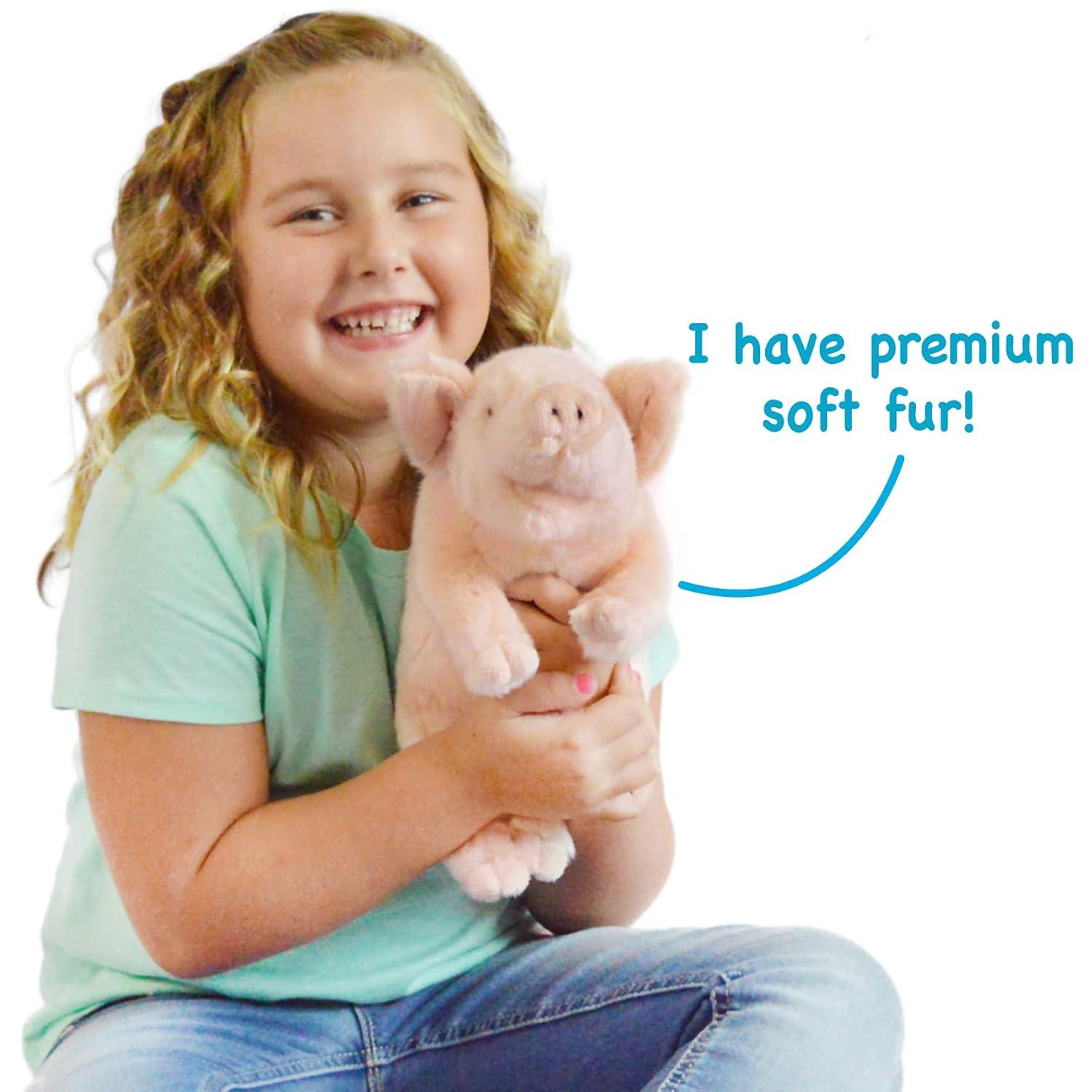 Perla The Pig - 11 Inch Stuffed Animal Plush - By Viahart