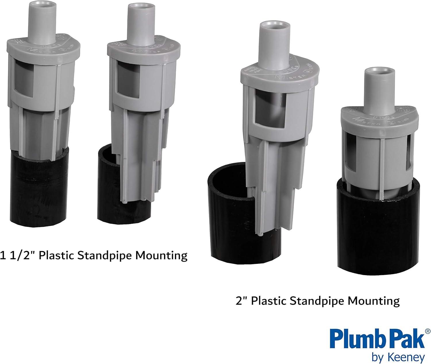 Plumb Pak Air Gap for Standpipes Gray Plastic
