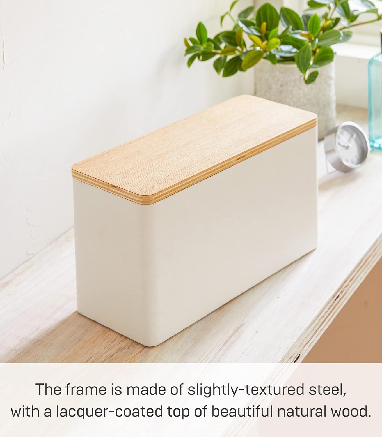 Yamazaki Home Rin Yamazaki Home Countertop Organizer Bathroom Kitchen Toiletries Holder, Sliding Divider