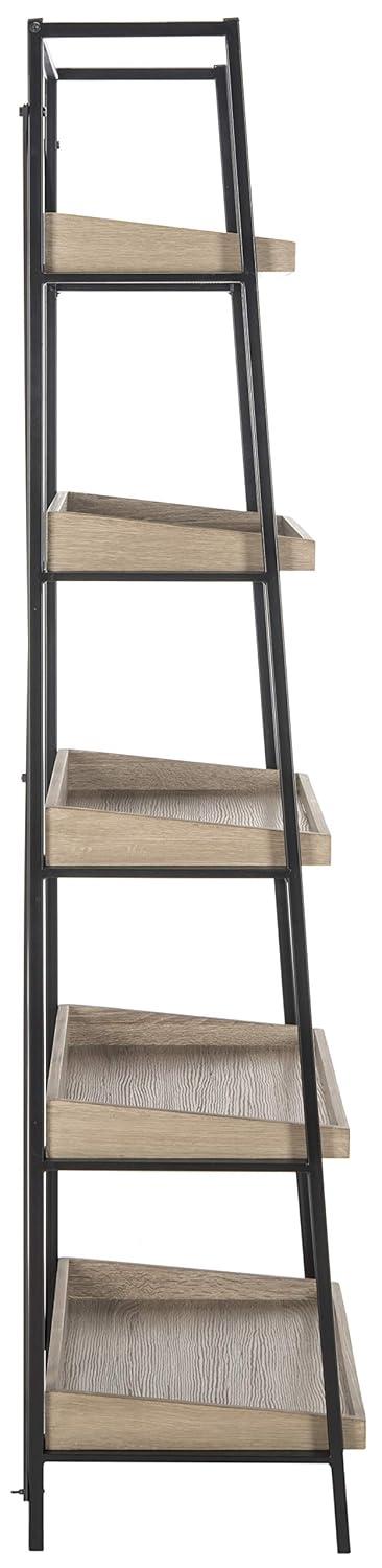 Joel Etagere - FOX4272 - Light Brown/Black - Safavieh Couture