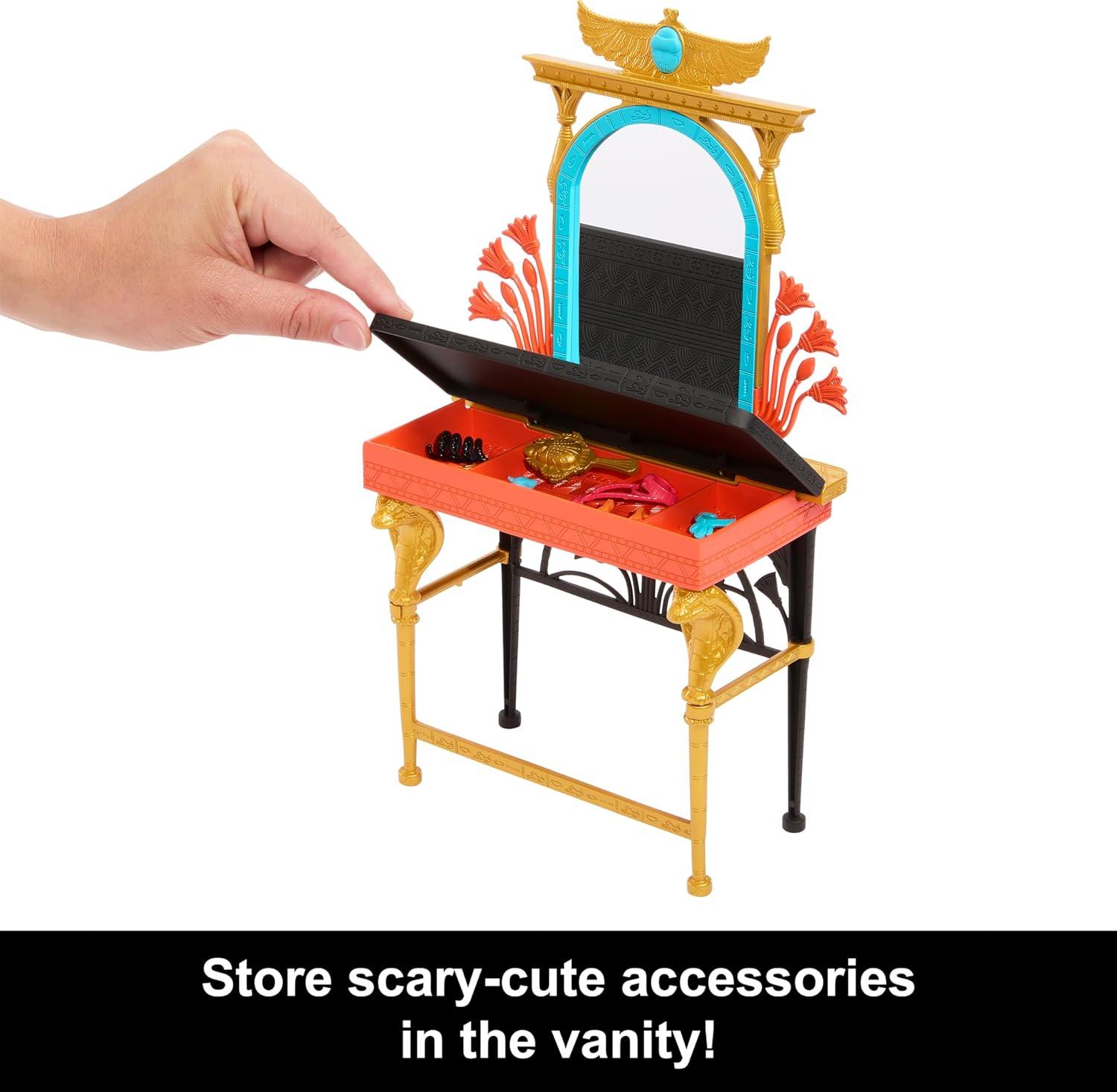 Mattel - Mattel - Monster High Cleo De Nile Self-Scare Day Doll and Playset