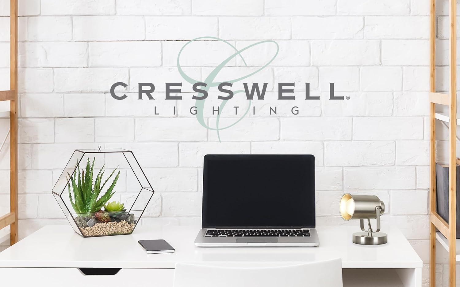 6" Spotlight Desk or Wall Mount Accent Lamp, Pivot Shade, ETL Listed - Cresswell Lighting