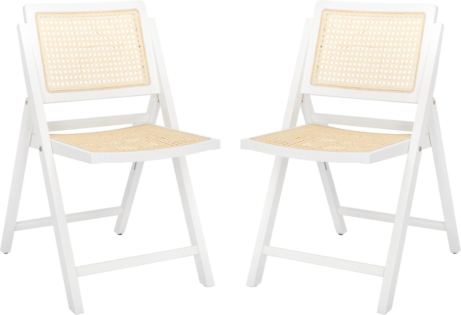 Dan Rattan Folding Dining Chair