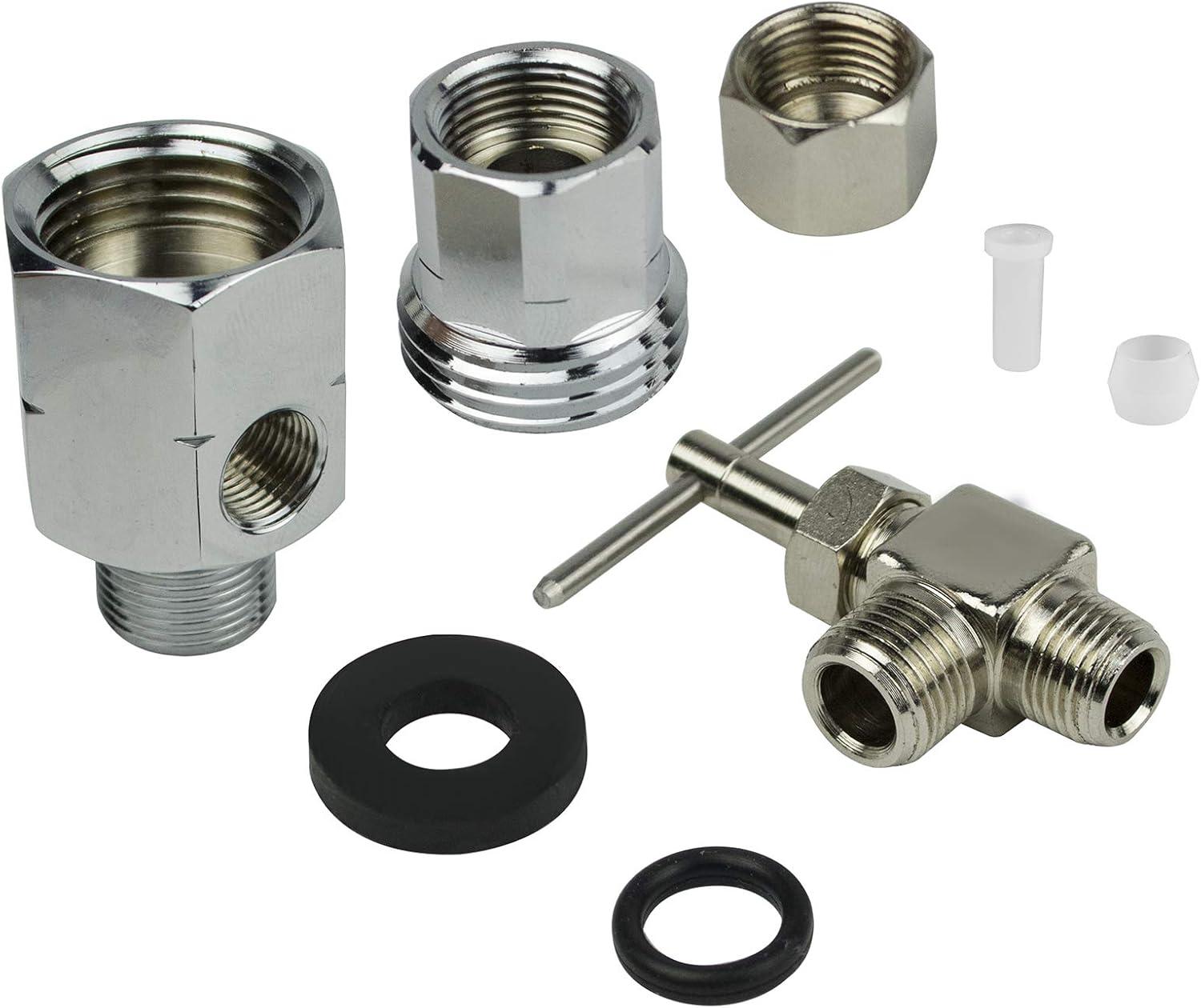 APEC Standard Feed Water Adapter for 1/2 in. and 3/8 in. Pipes Use with Reverse Osmosis Water Filter System