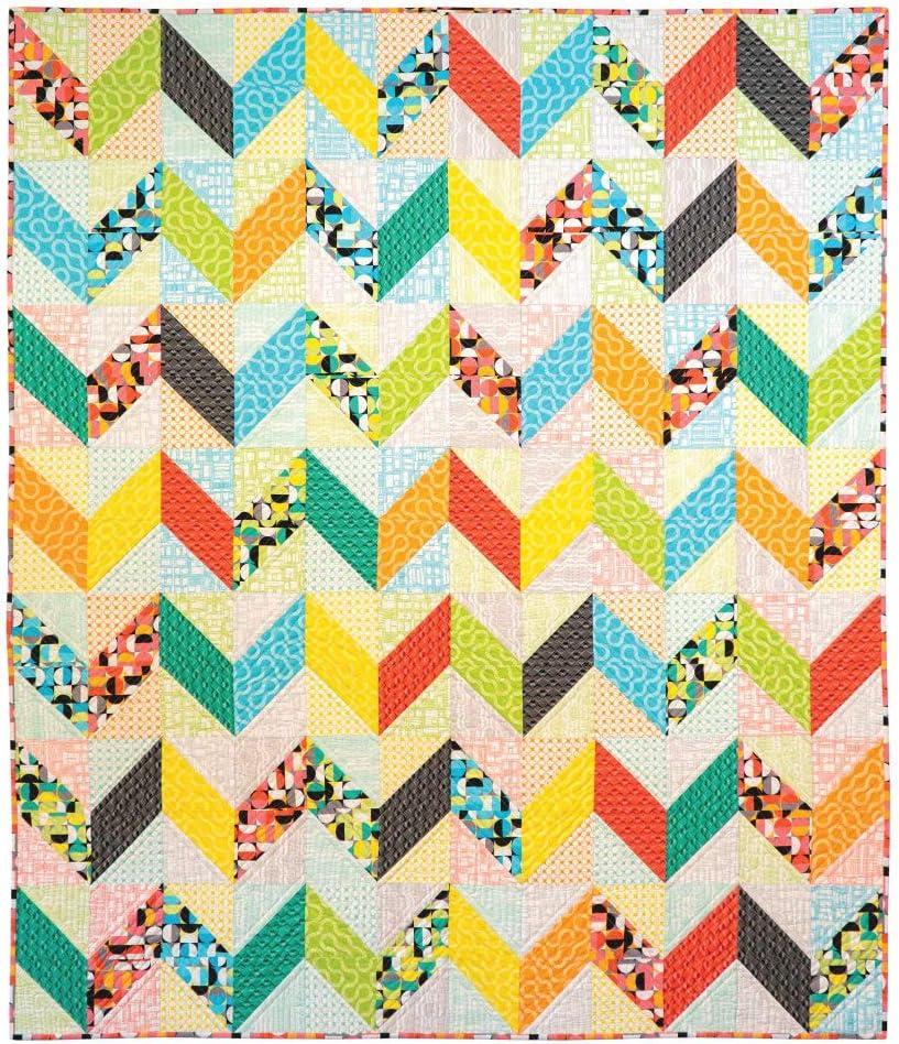 Christa Quilts Charming Chevrons Quilt Pattern, None