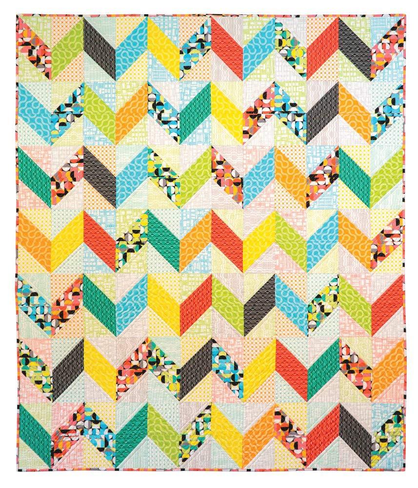 Christa Quilts Charming Chevrons Quilt Pattern, None