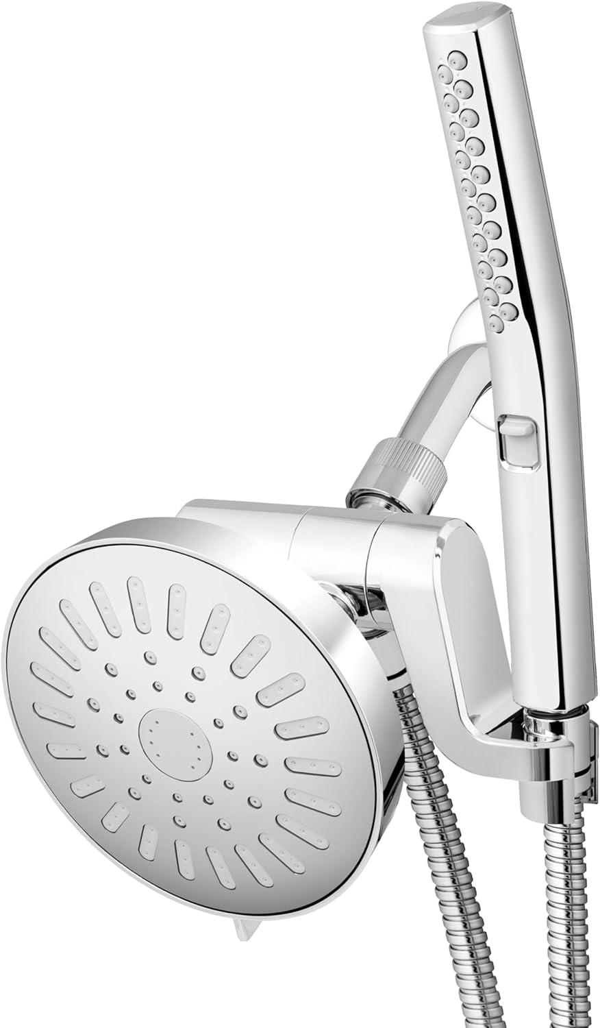 Waterpik BodyWand Spa System with PowerComb Chrome 7 settings Showerhead Combo 1.8 gpm
