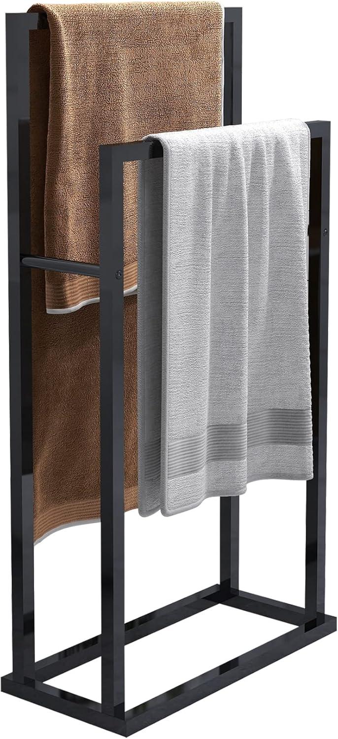 Freestanding 3-tier metal towel rack