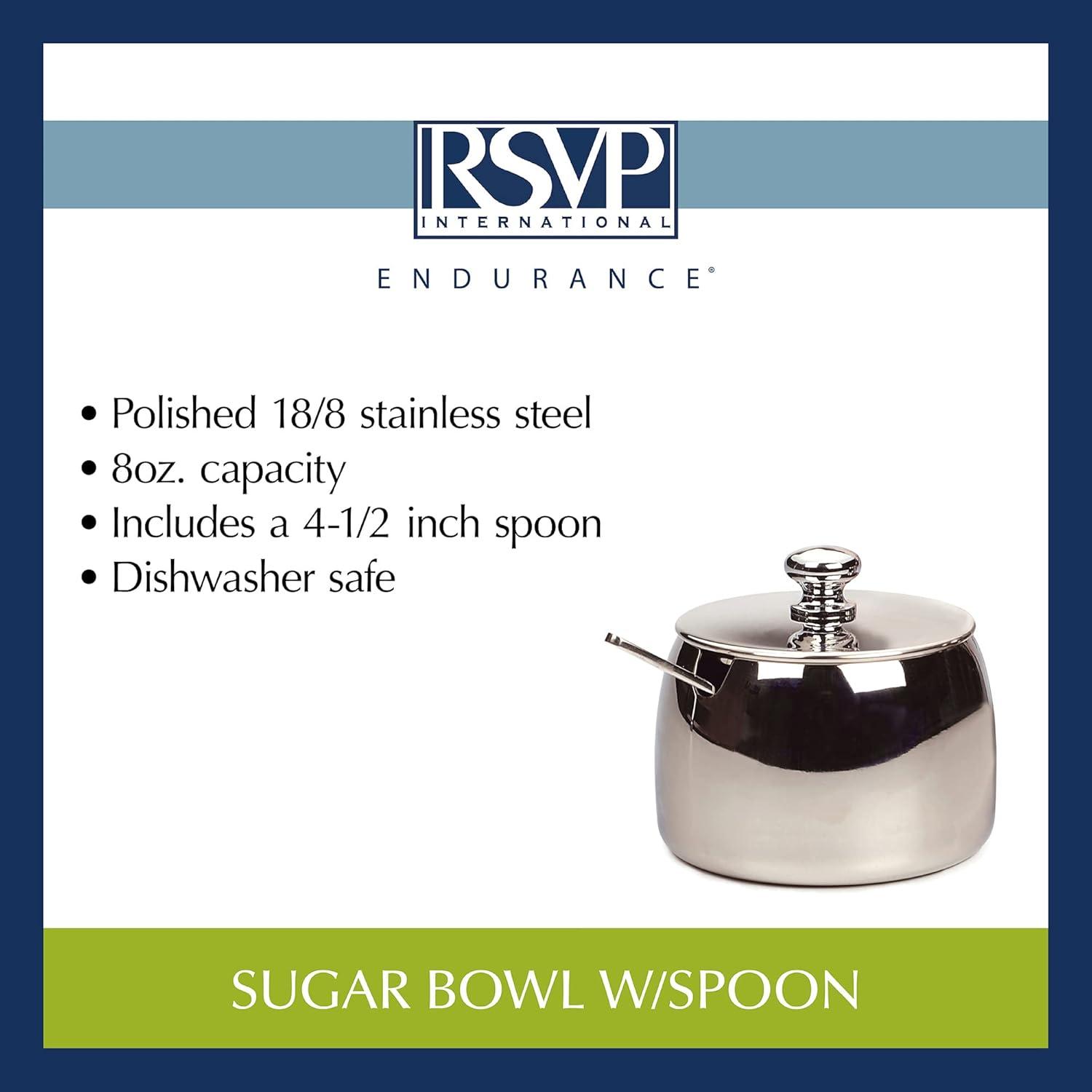 Design Imports Sugar Bowl with Lid