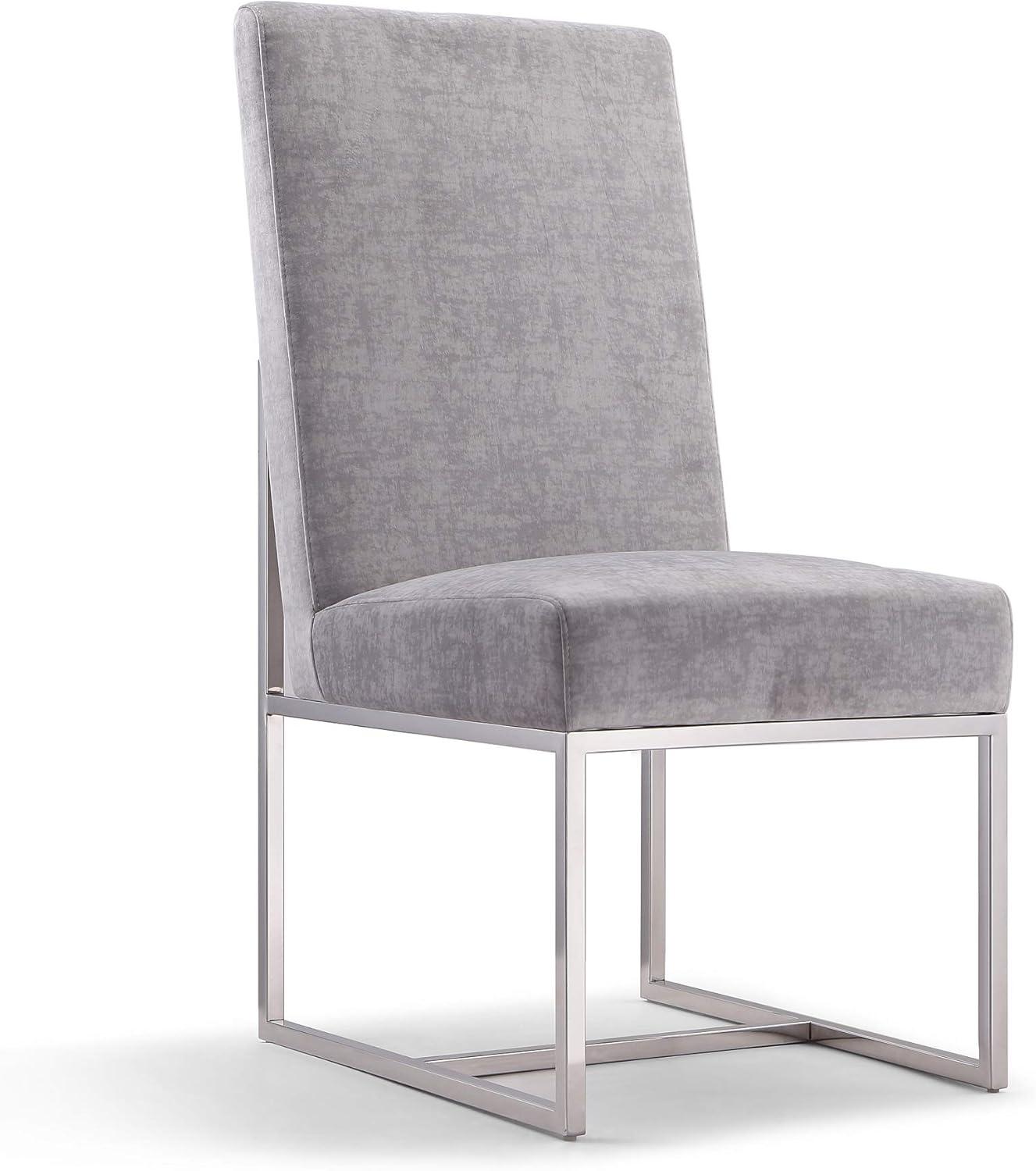 Hokku Designs Johnnette 18.9'' H Velvet Upholstered Side Chair