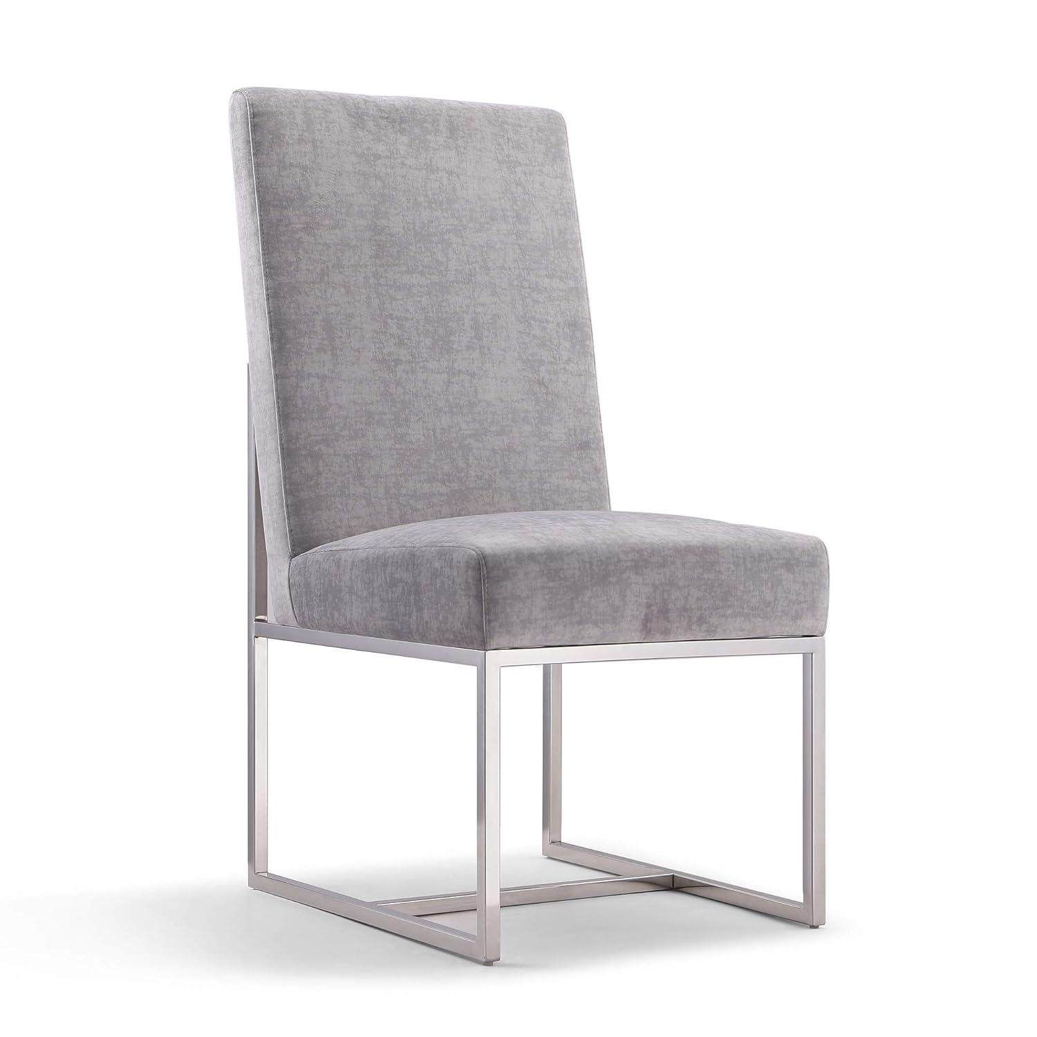 Hokku Designs Johnnette 18.9'' H Velvet Upholstered Side Chair