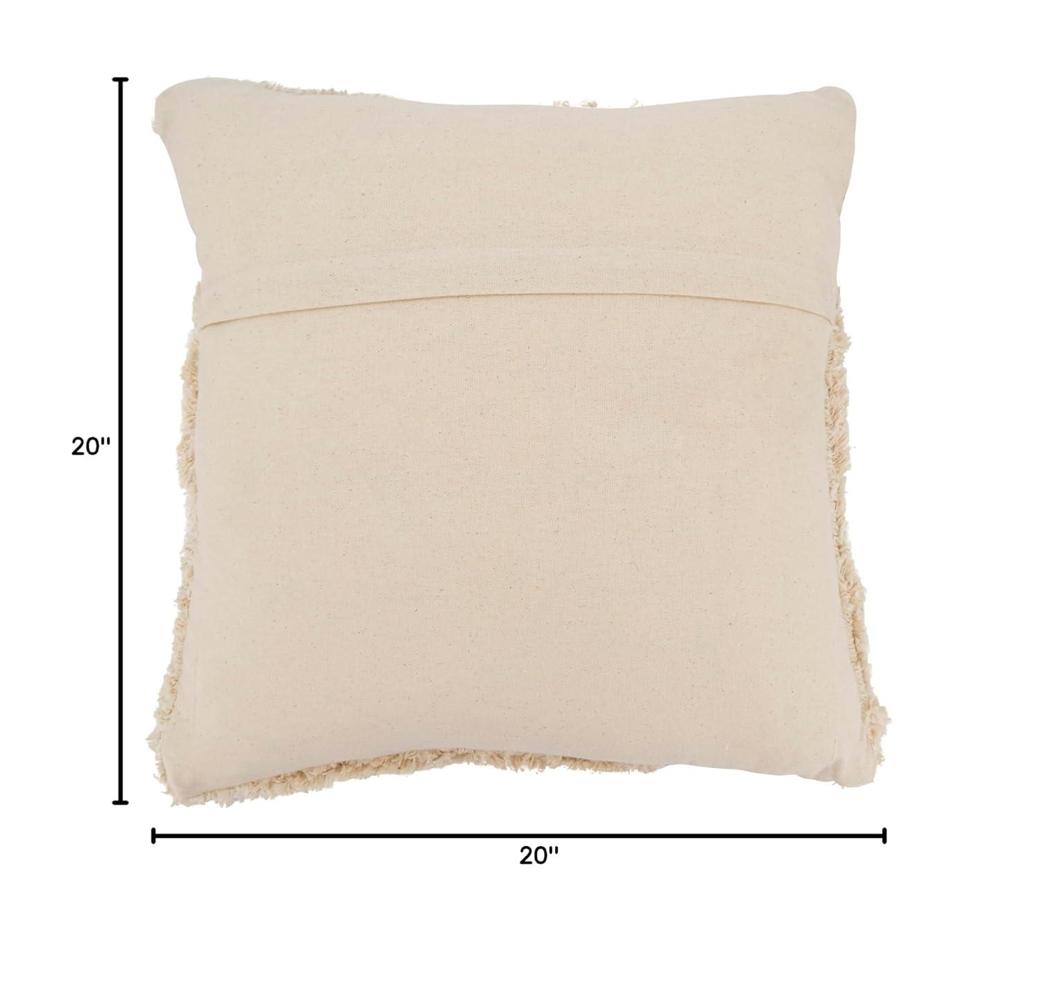 Saro Adelaide Collection Cotton Throw Pillow