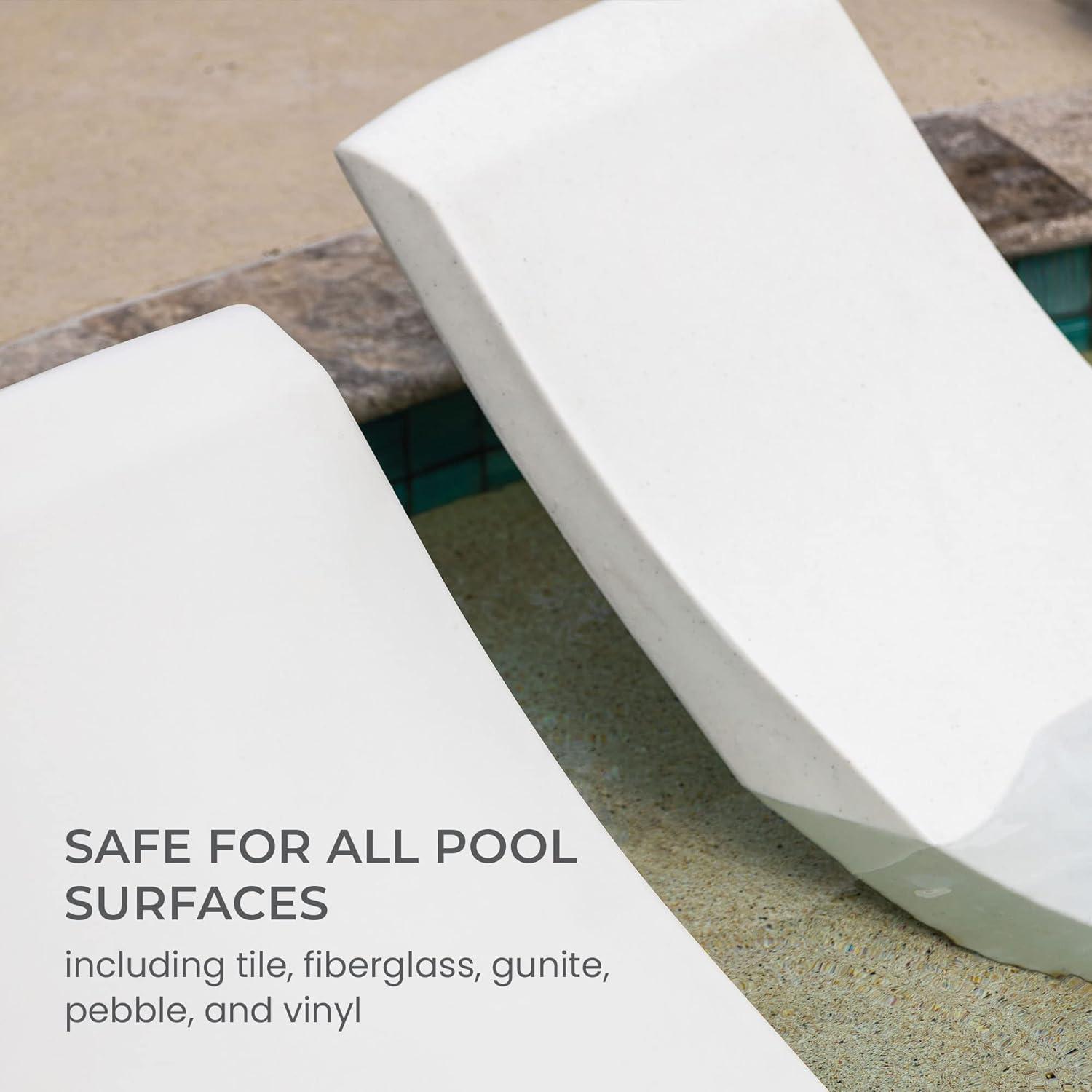 Blue Resin Outdoor Chaise Lounger Set for Poolside Relaxation