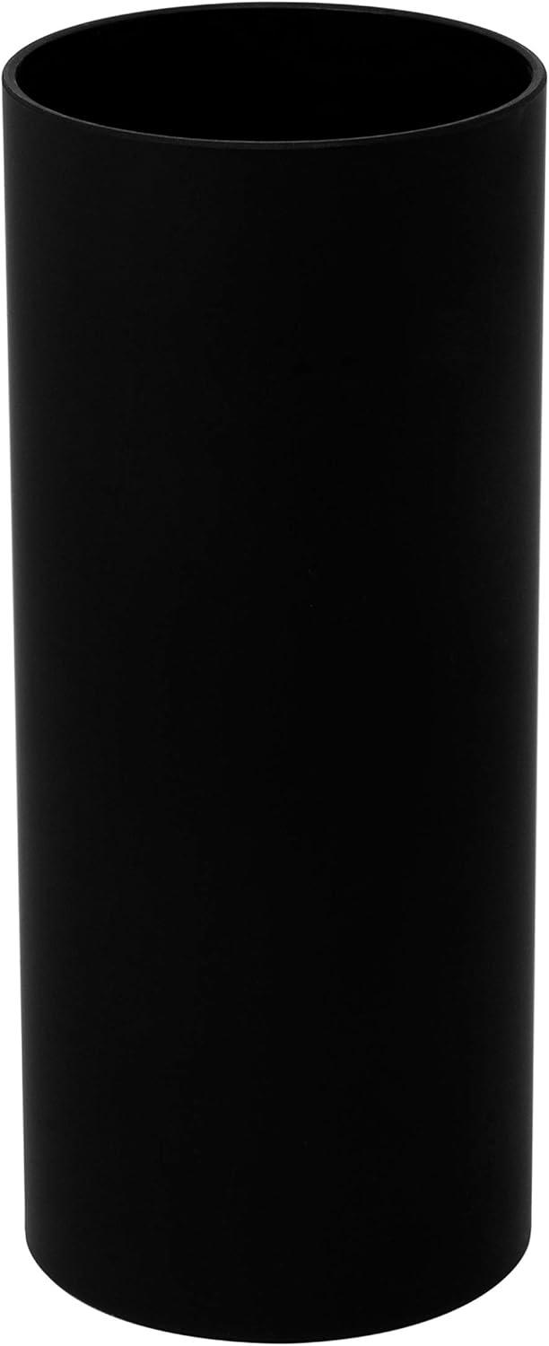 Soft Touch Toilet Brush Holder Black - Bath Bliss