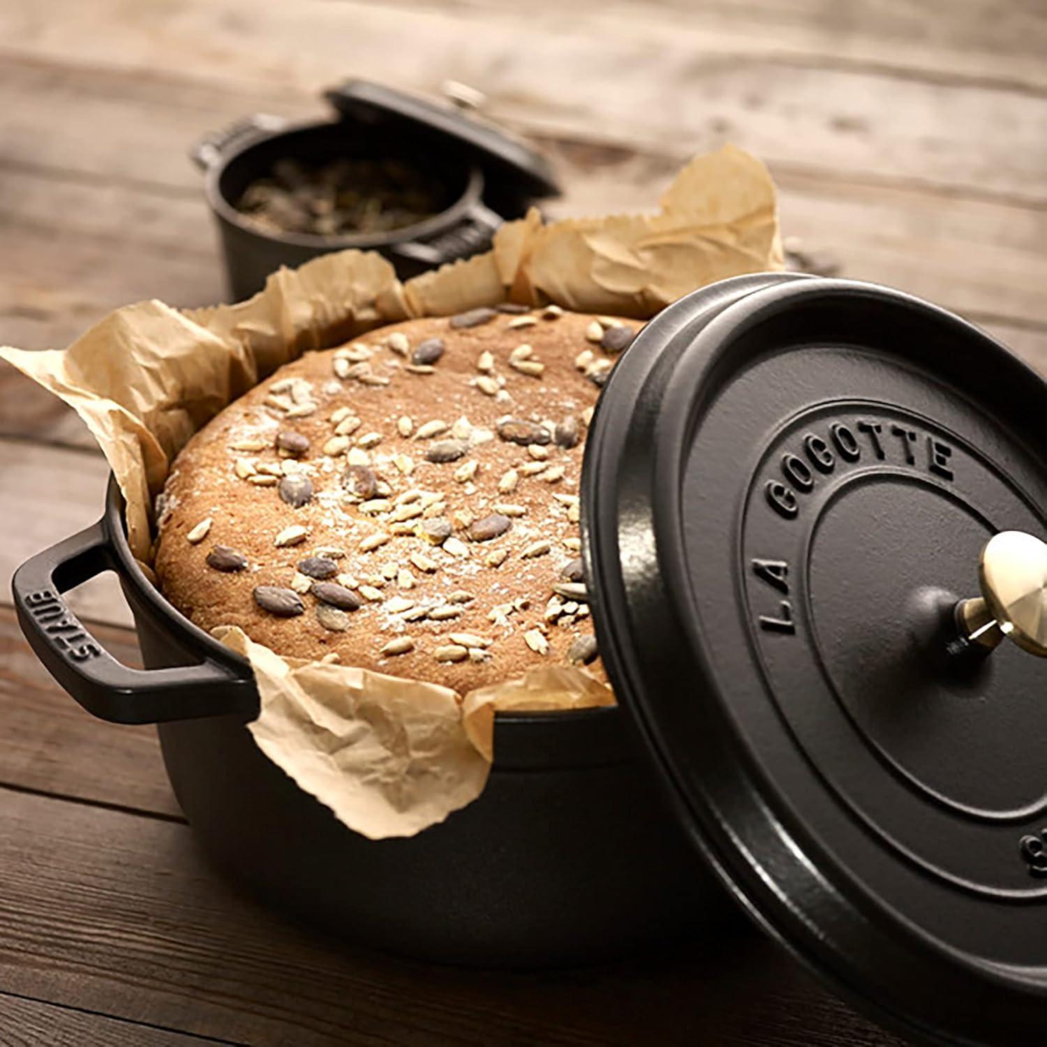 Staub ® 5.5-Qt Matte Black Cocotte