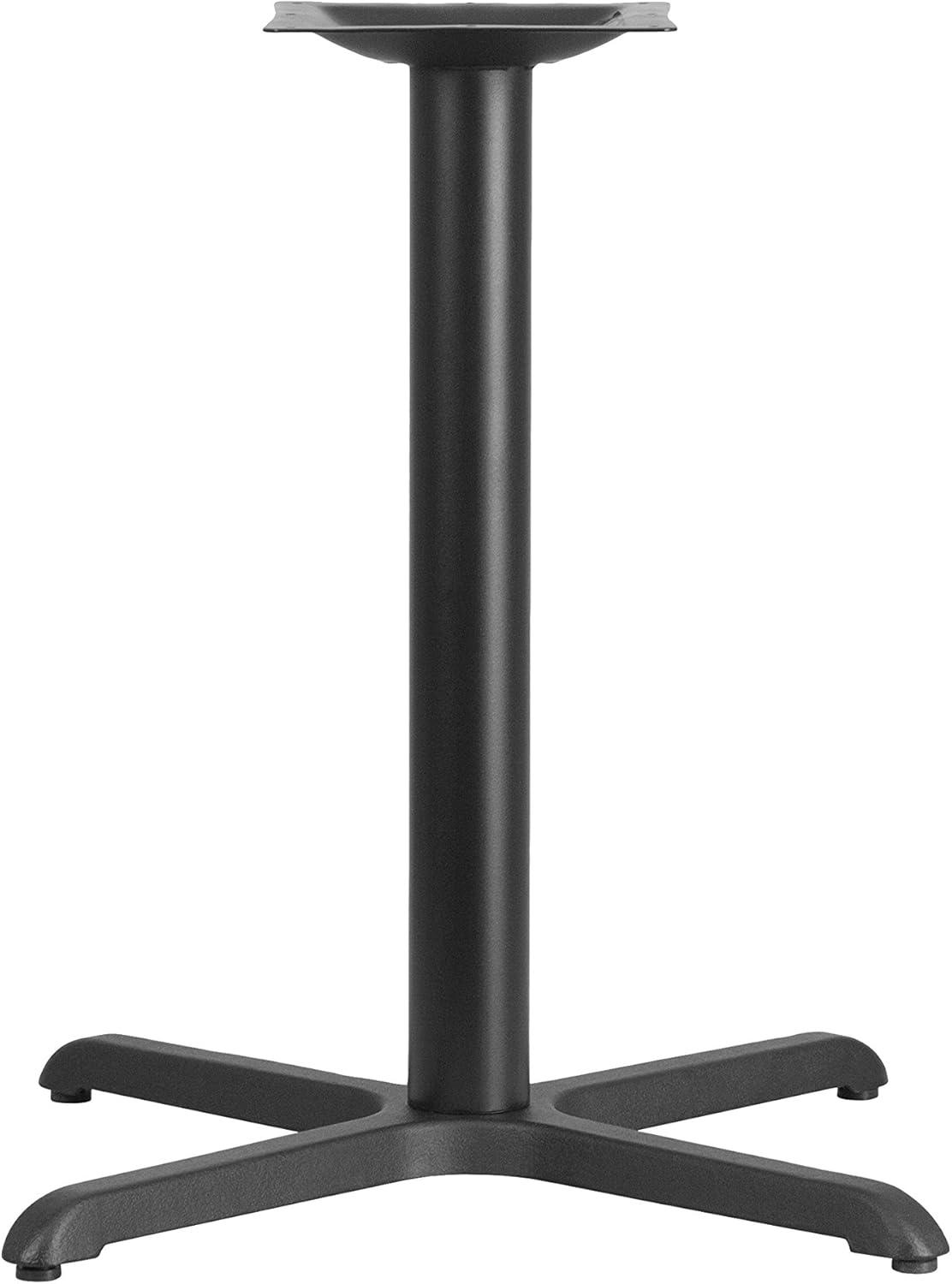 Flash Furniture Beverly Restaurant Table X-Base with 3" Dia. Table Height Column