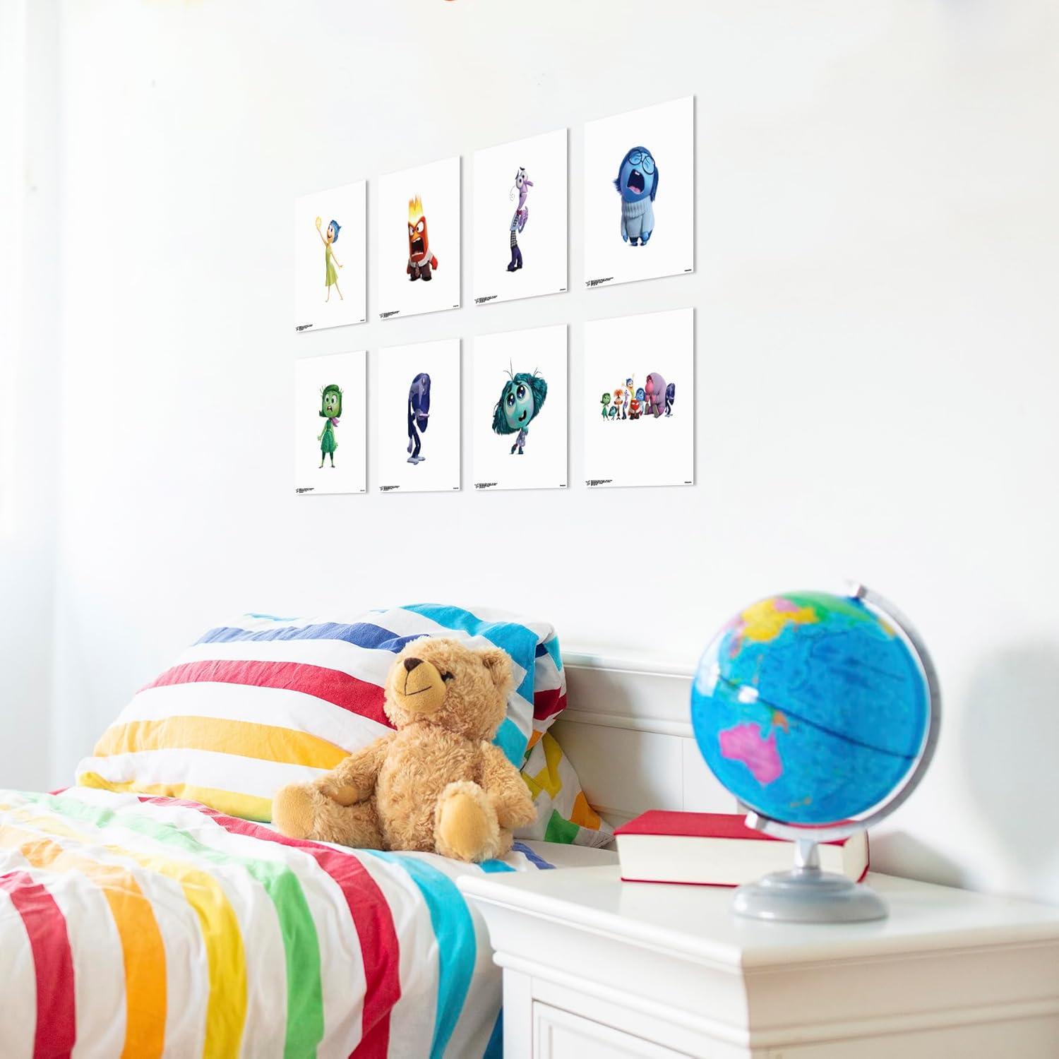 Gallery Pops Disney Inside Out 2 - Emotions Group Wall Art, Unframed Version, 12" x 12"