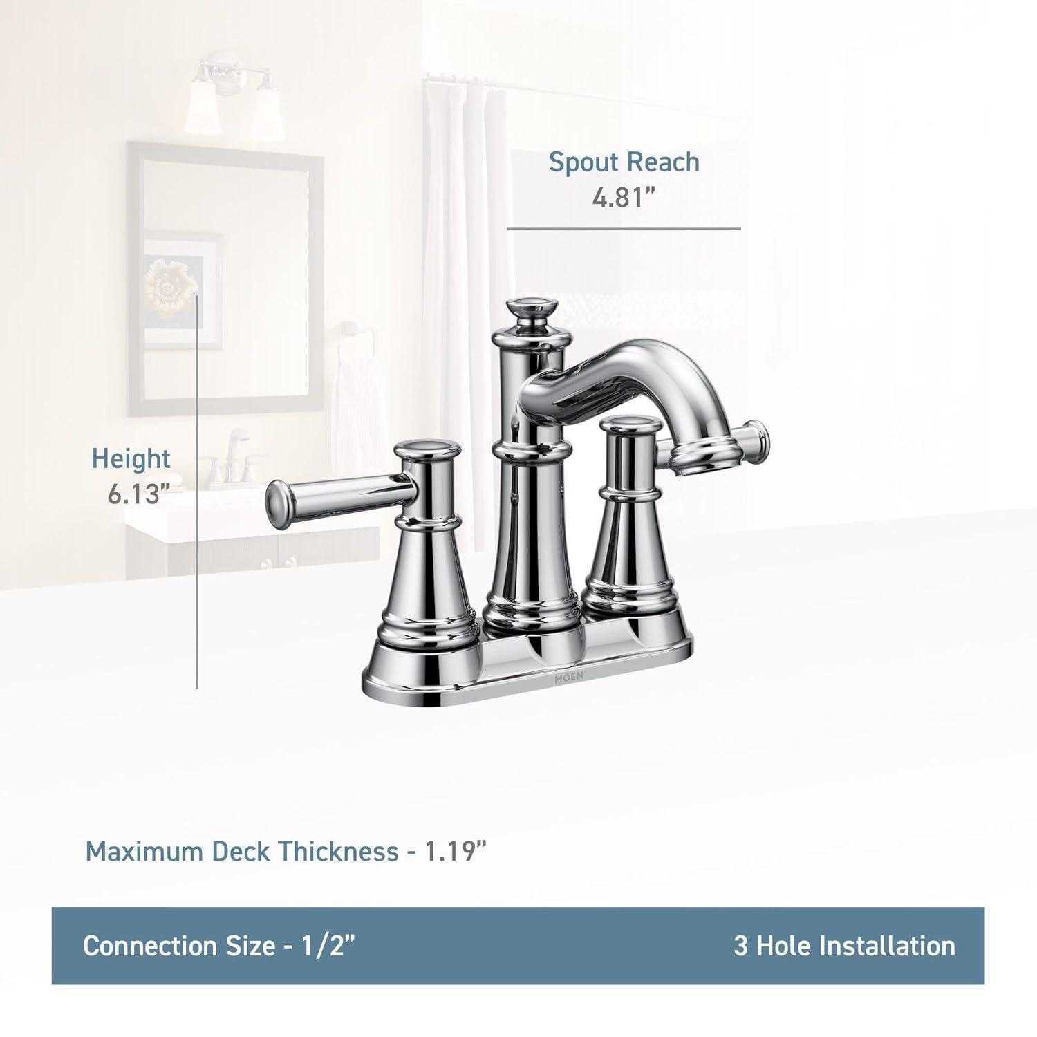 Belfield Centerset Bathroom Faucet with Drain Assembly
