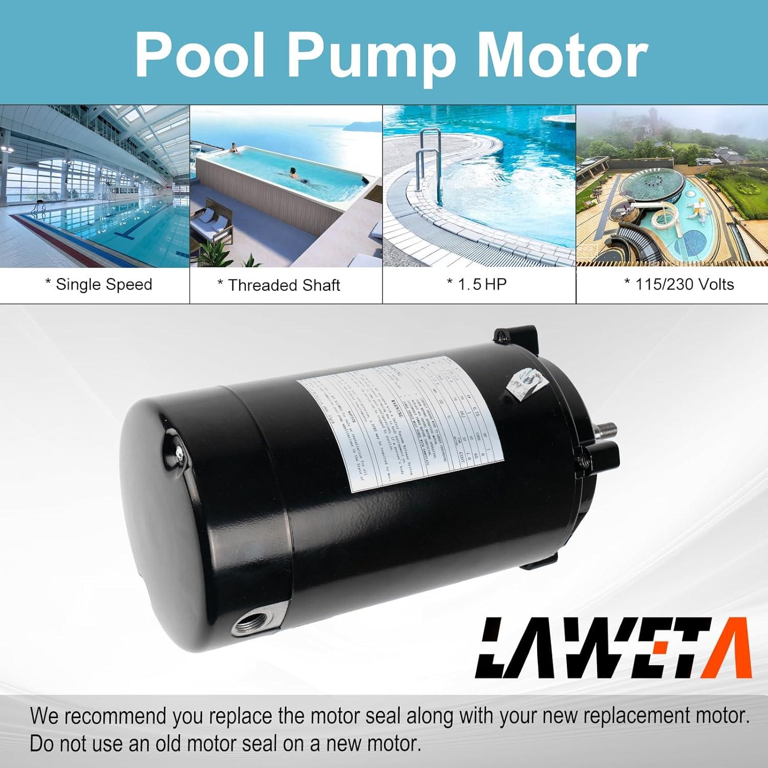 Artudatech Motor Replacement Kit 1.5 HP UST1152 Pool Pump