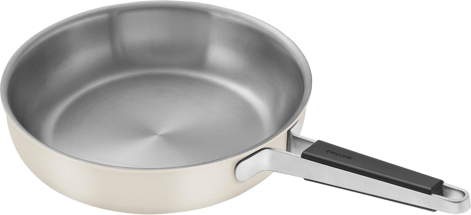 ZWILLING J.A. Henckels ZWILLING Pure 9.5-Inch Stainless Steel Ceramic Nonstick Fry Pan