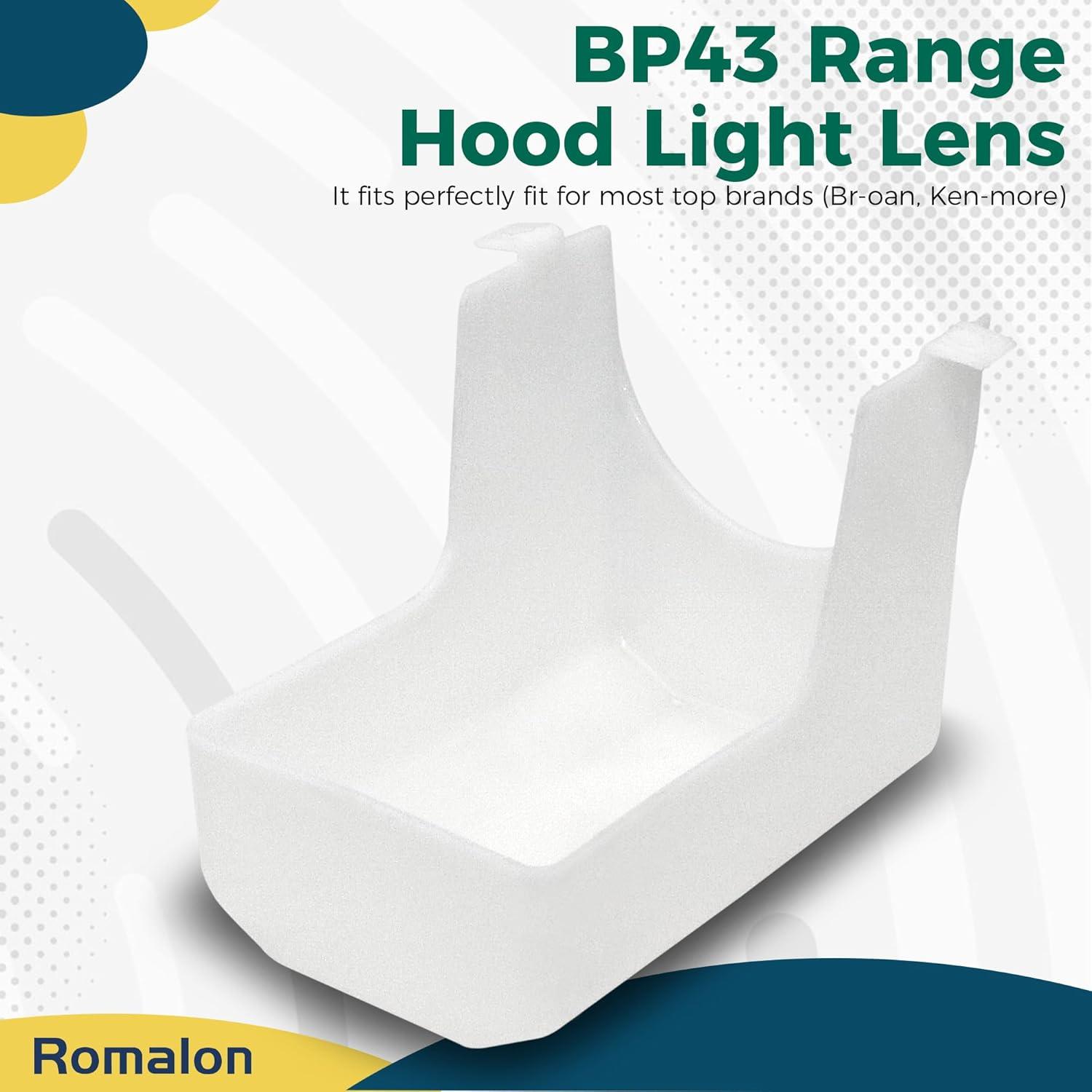 WeiLaiKeQi 99110437 Range Hood Light Lens Cover Lightweight Easy to Install Replacement