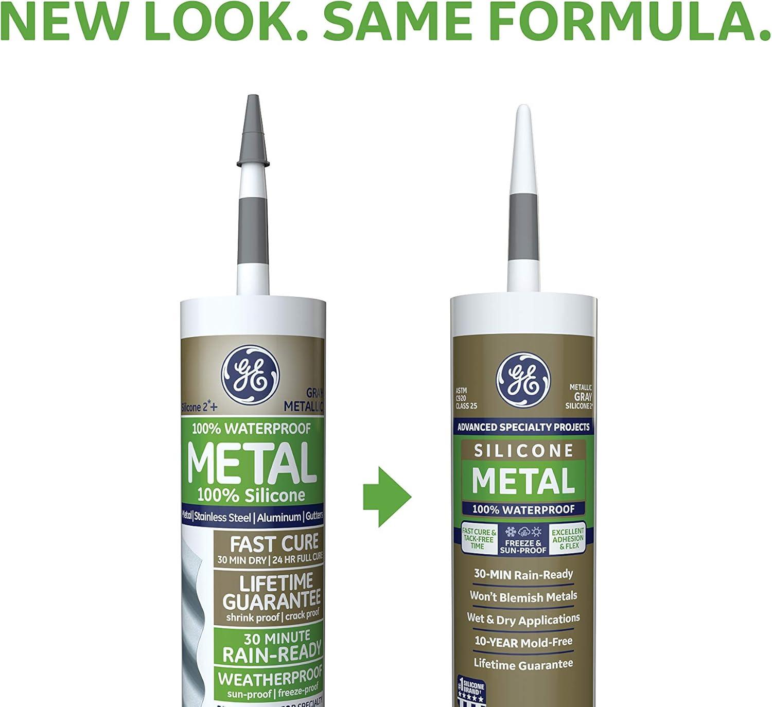 Ge Sealant,10.1 oz.,Alum and Metal 2816710