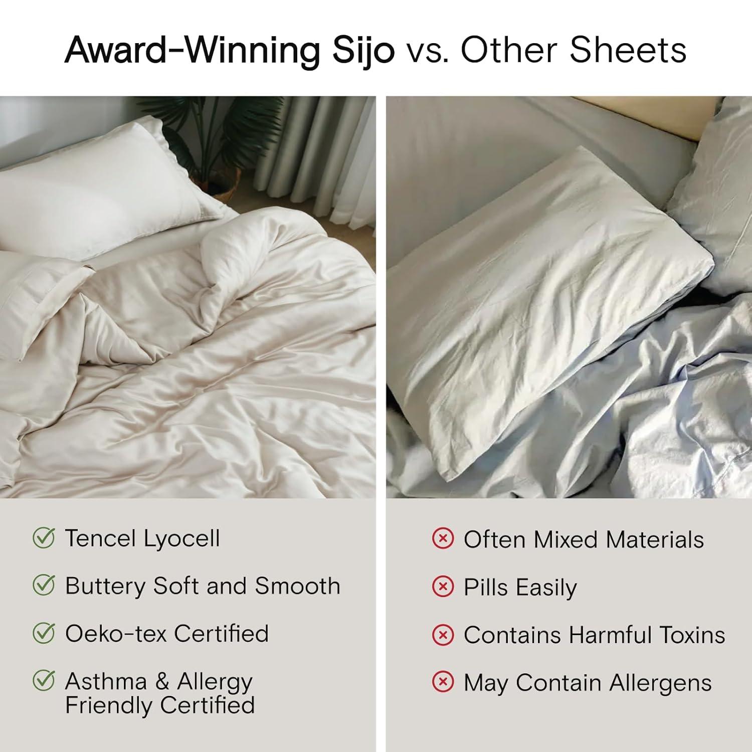 Sapphire Full/Queen Lyocell Eucalyptus Duvet Cover