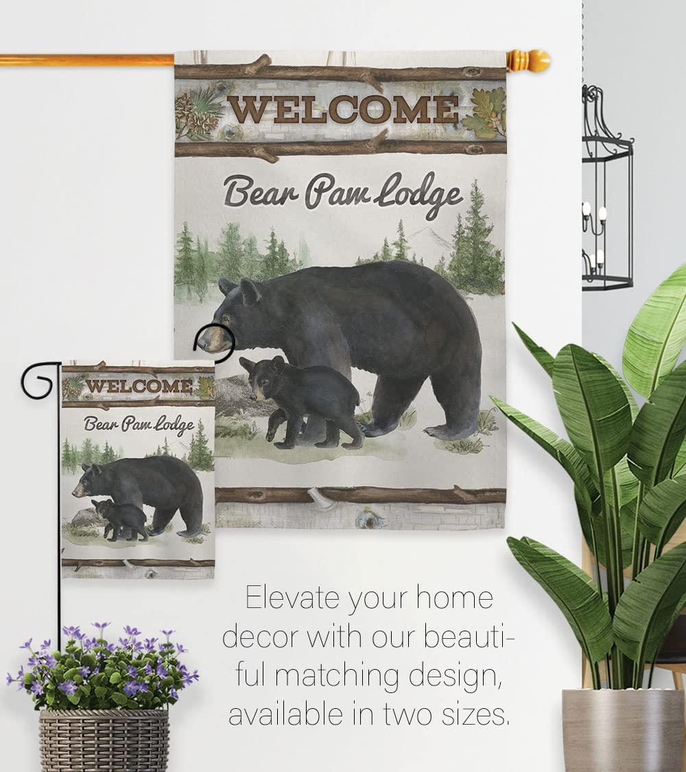 Breeze Decor Double Sided 40'' H x 28'' W Polyester Animal House Flag