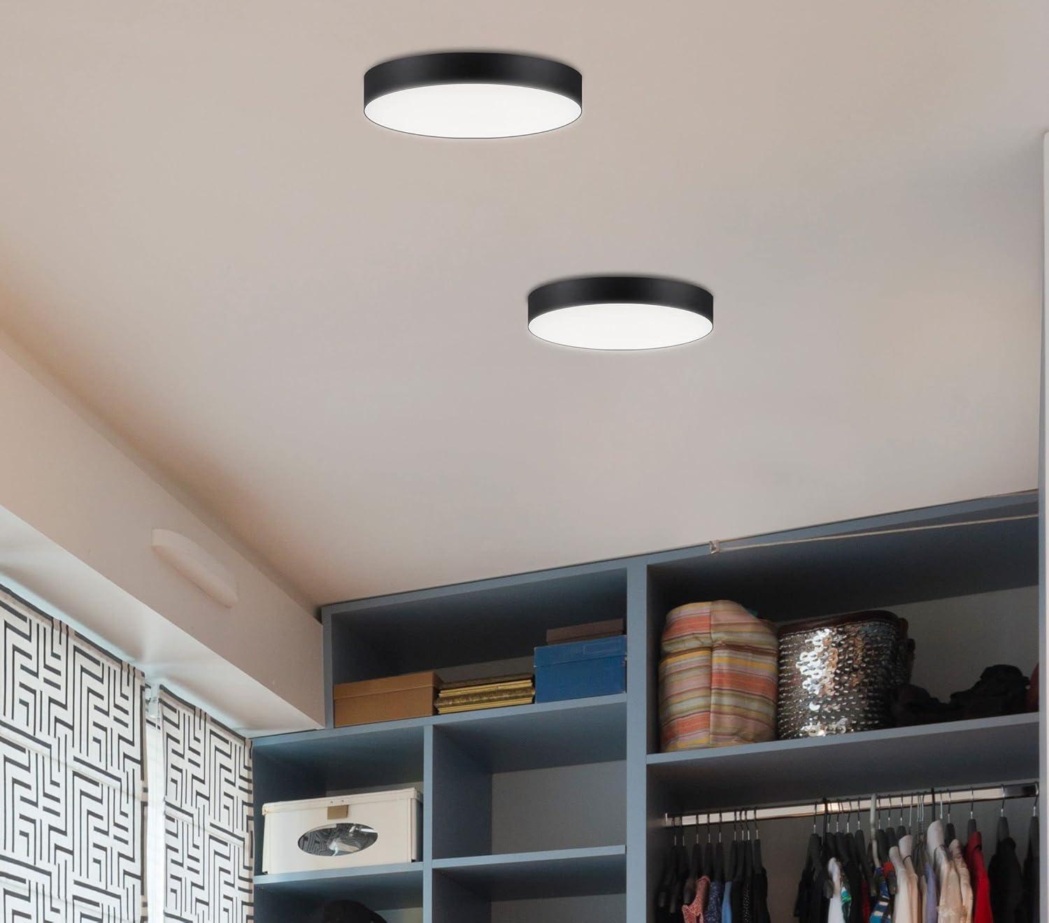 Maxim 57662Wt Trim 7" Wide Integrated Led Flush Mount Ceiling Fixture - White