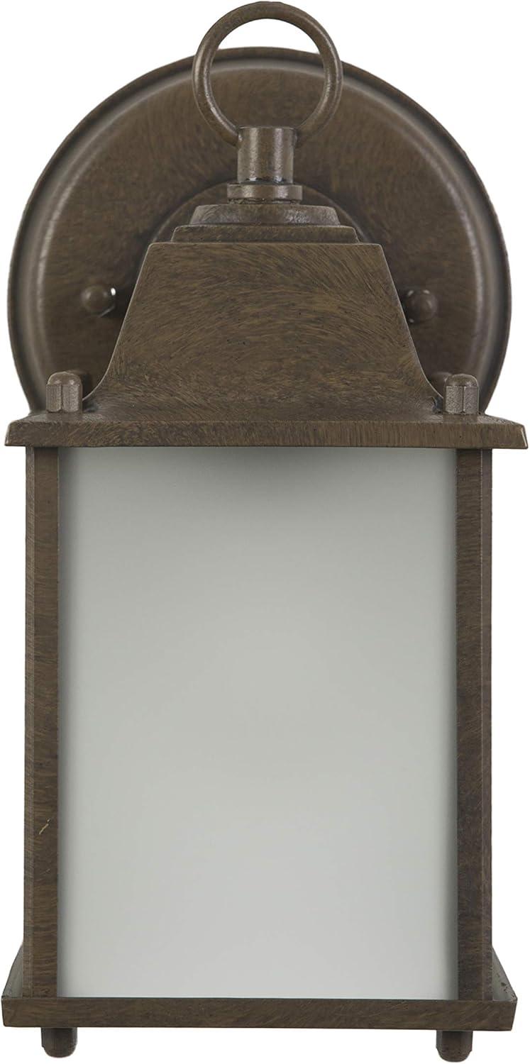 Yosemite Home Decor 5008IBR Tara Collection Incandescent Exterior Sconce, 4.5-Inch, Brown Frame