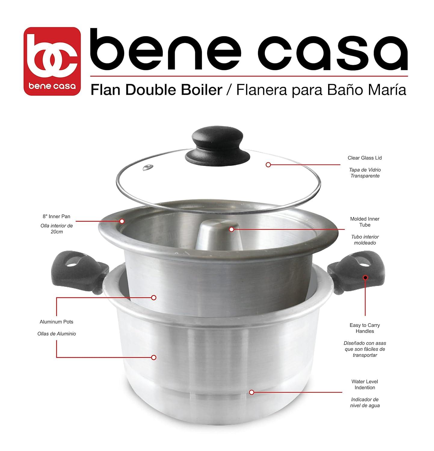 Flan Doble Caldera - Flanera para bano de Maria (Importado) 1.6 lts