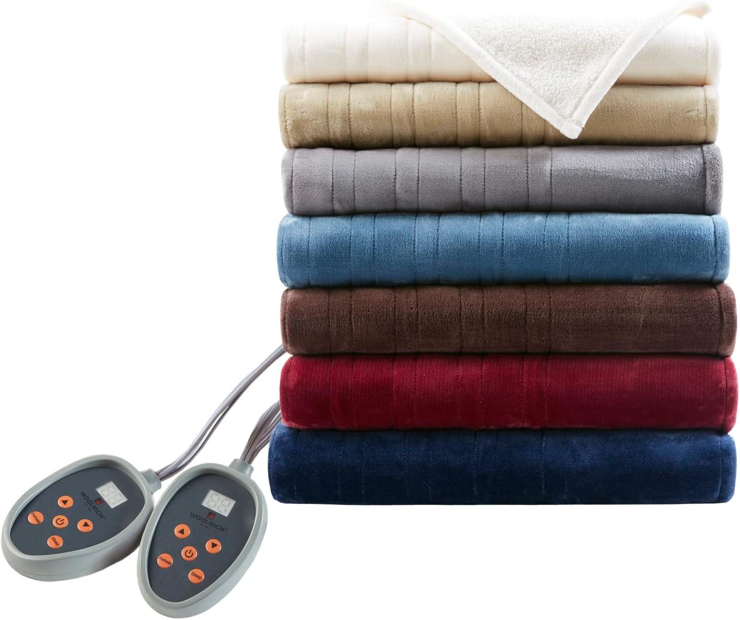 Woolrich Heated Plush to Berber Blanket