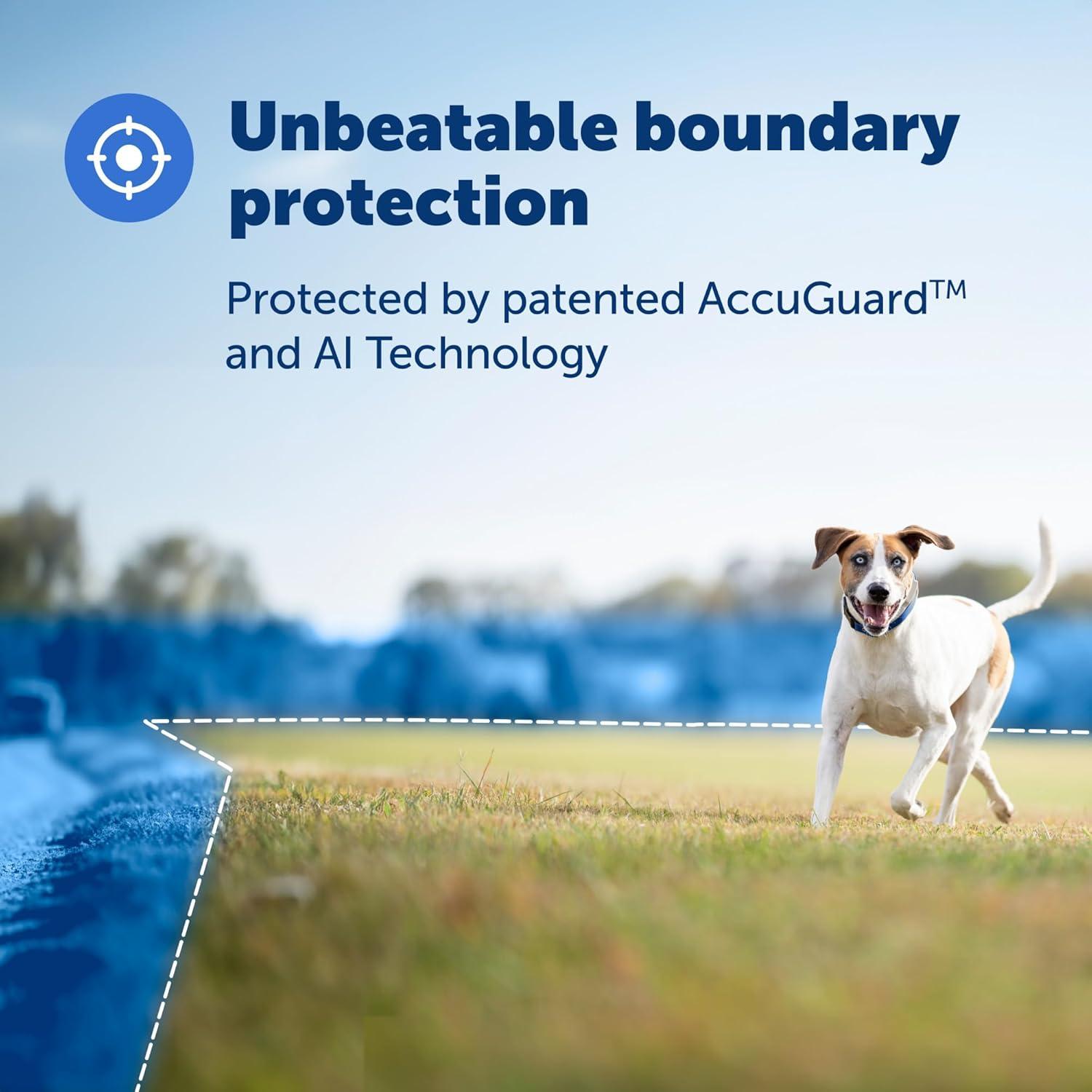 PetSafe Guardian GPS + Tracking Dog Wireless Fence Collar, Over 3/4 Acres, Subscription Required