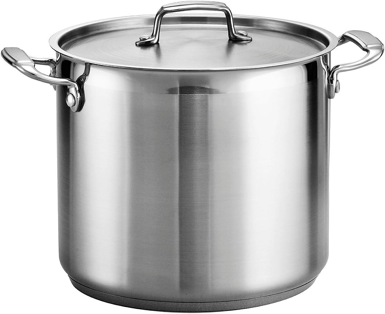 Tramontina Tramontina Gourmet Aluminum Stock Pot with Lid