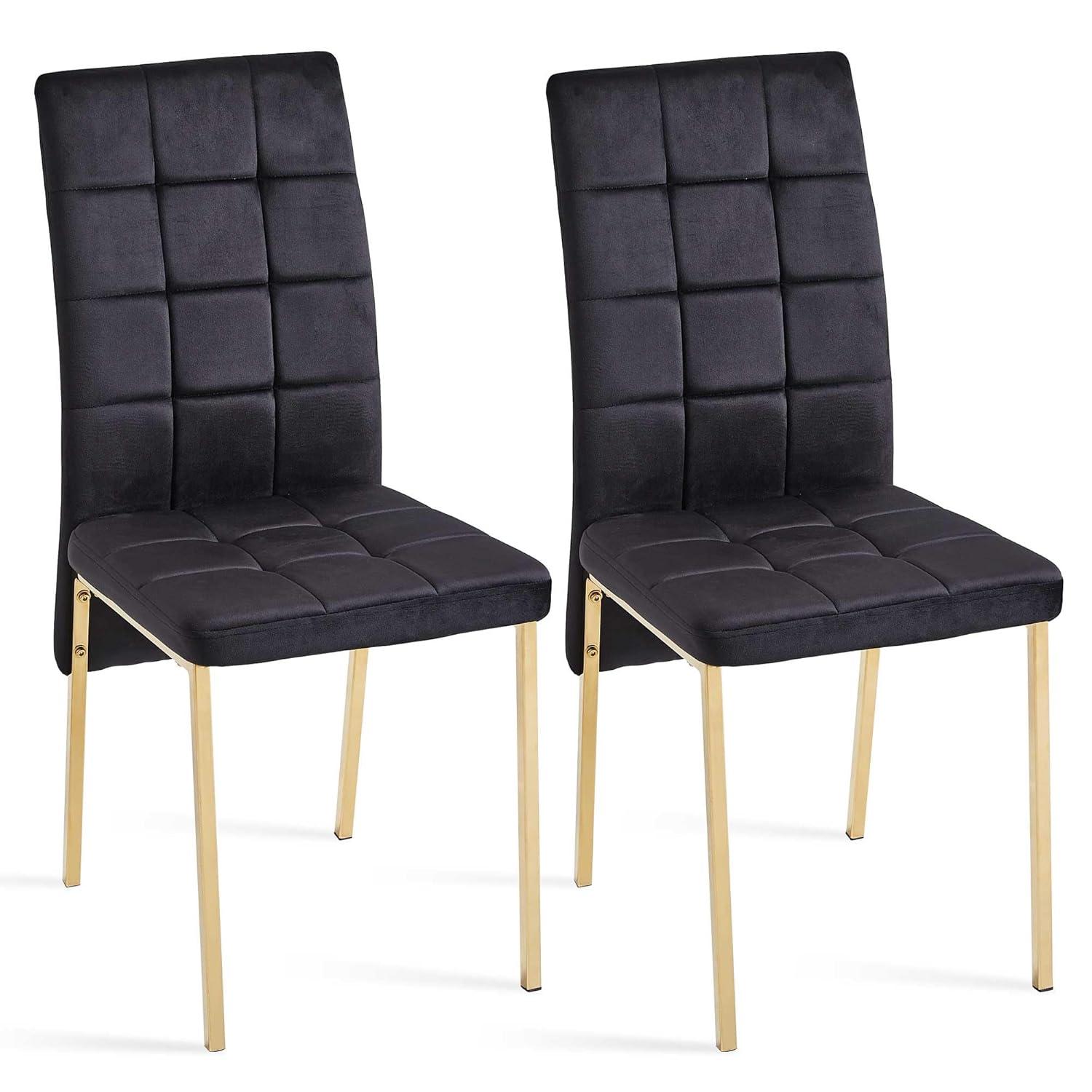 Brooklyn Velvet High Back Side Chair