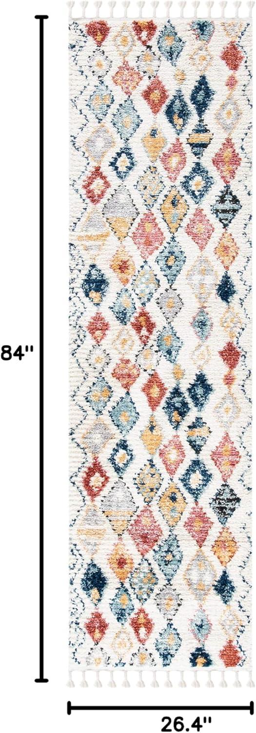 Morocco MRC924 Power Loomed Runner Rug - Ivory/Multi - 2'2"x7' - Safavieh.