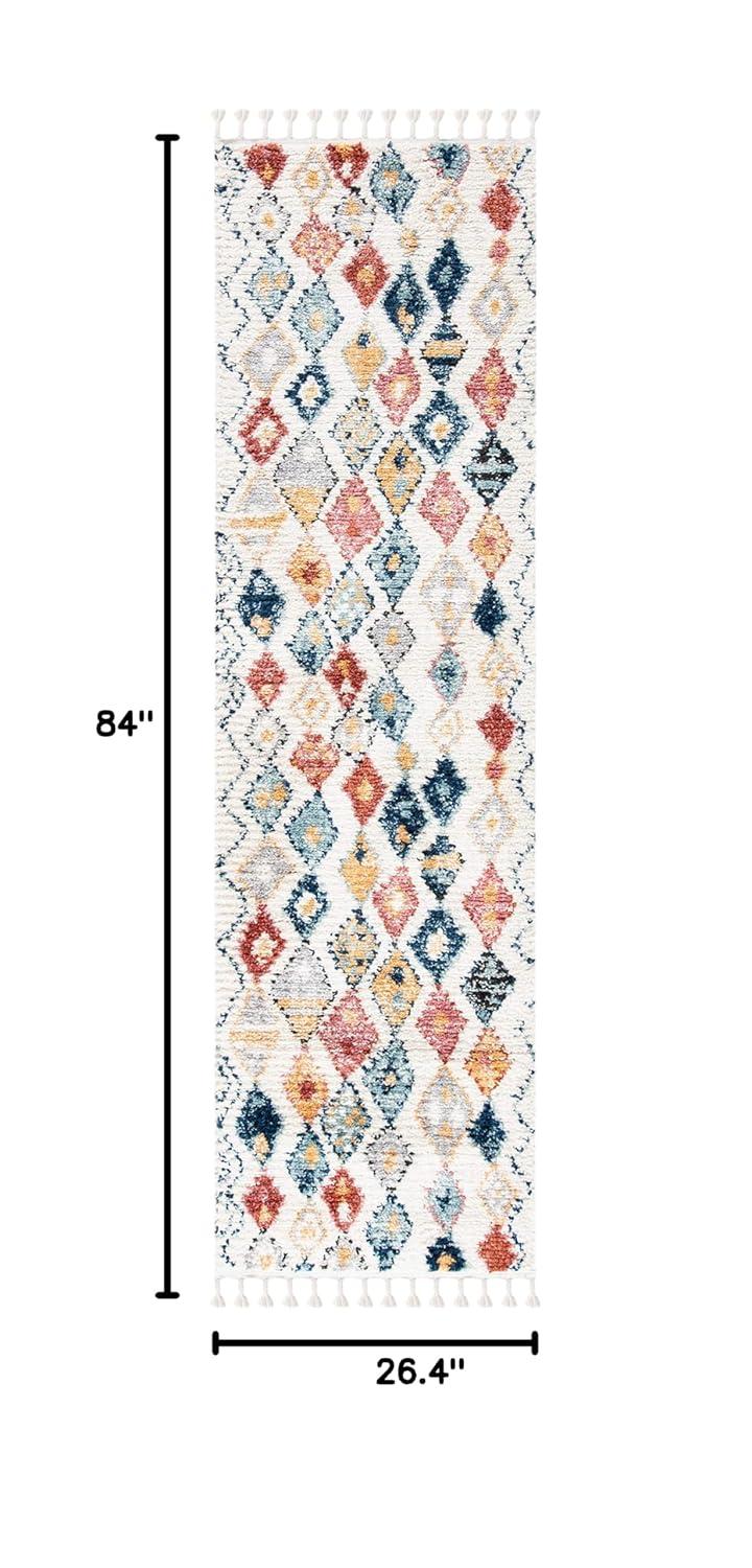 Morocco MRC924 Power Loomed Runner Rug - Ivory/Multi - 2'2"x7' - Safavieh.