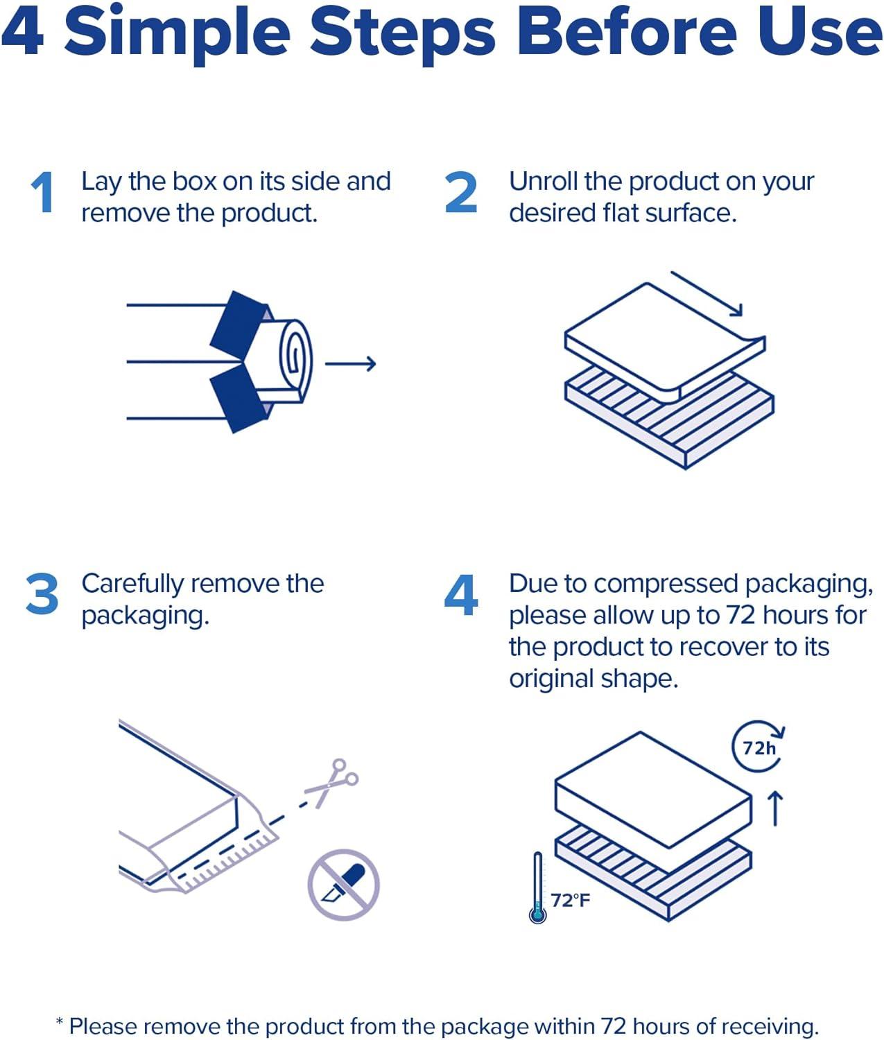 Olee Sleep Twin Mattress, 10 Inch Premium Cool Silk Gel Memory Foam Mattress, Cooling Gel Infused for Cool Comfort and Pressure Relief, CertiPUR-US Certified, Bed-in-a-Box, Medium Firm, Twin Size