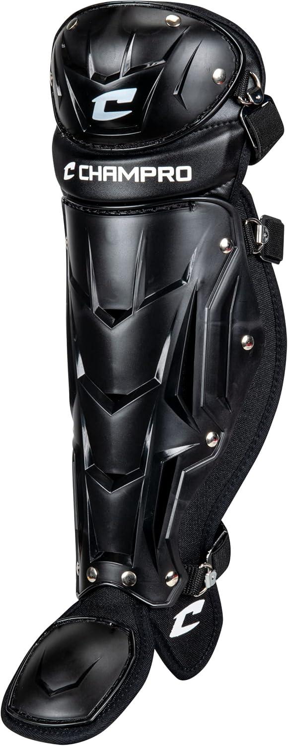 Black High-Performance Polyethylene Single Knee Leg Guard