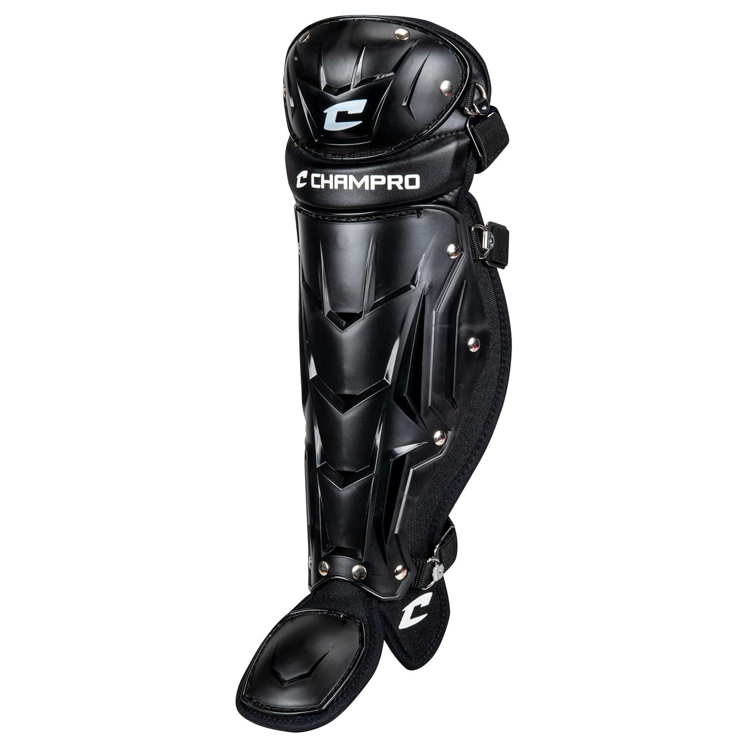 Black High-Performance Polyethylene Single Knee Leg Guard