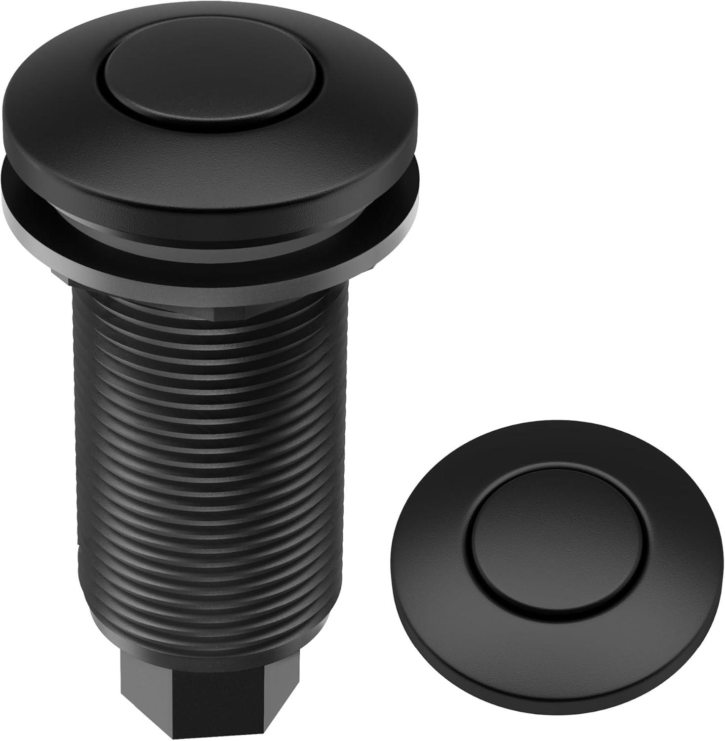 KRAUS Garbage Disposal Air Switch Kit with Push Button, AC Adapter, Power Cord, and Air Tube Included