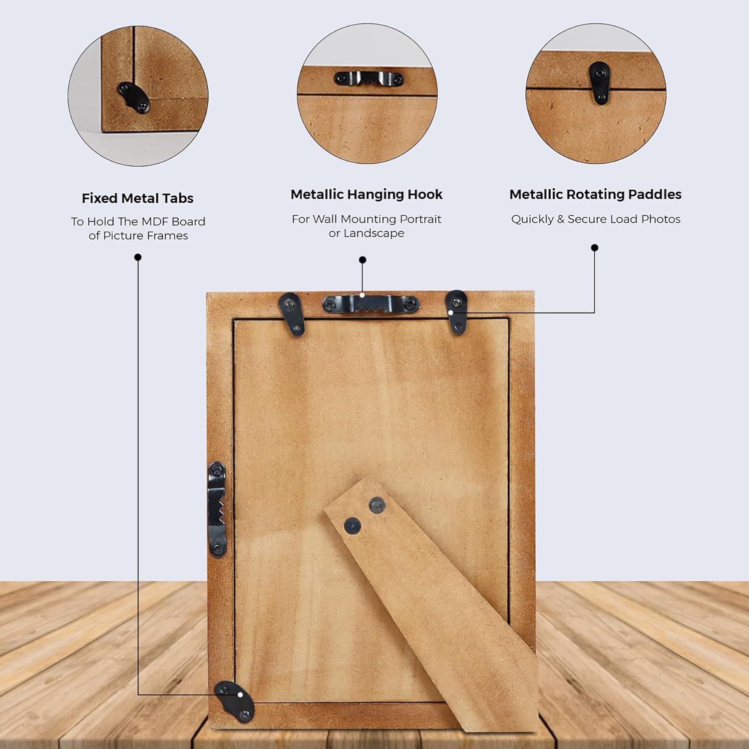 Handicrafts Home Picture Frames 5x7 Inches Chic Boho Wall Décoration Image Cadre Decoratif Photo Frame - Green-Red