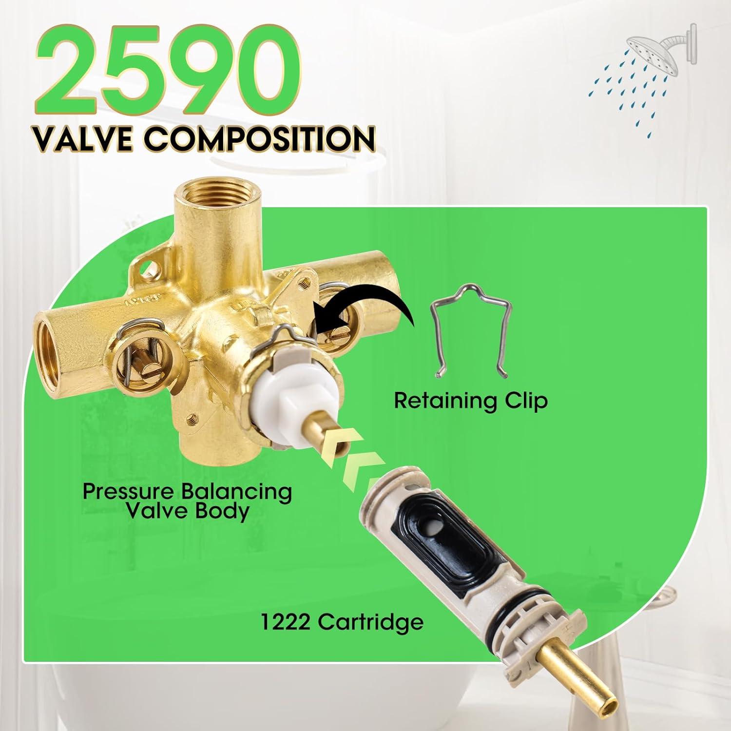 M-Pact Posi-Temp IPS Connection Pressure Balancing Valve