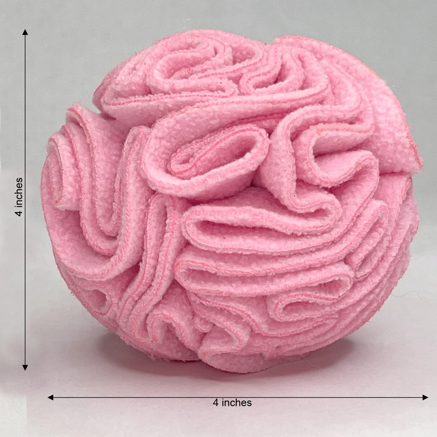 Snuffle Interactive Foraging Dog Puzzle Ball Toy for Puppy and Adult