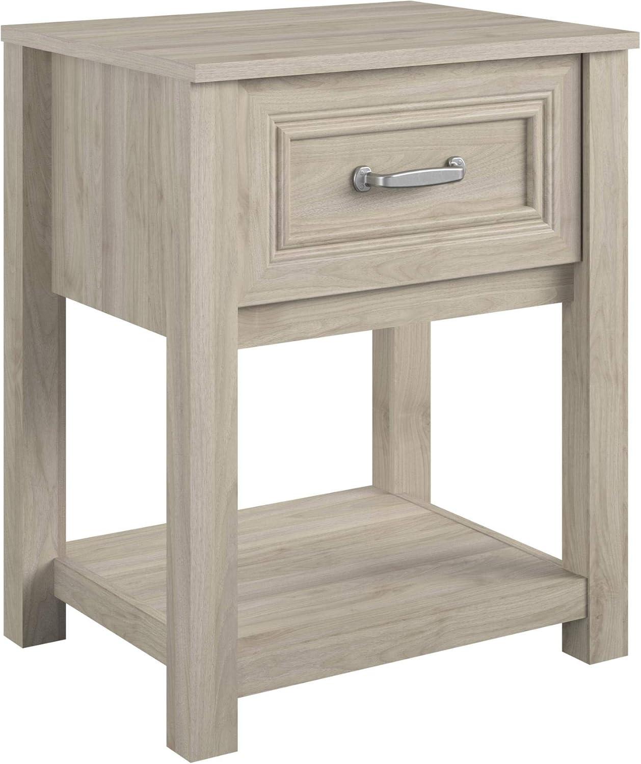 Sierra Ridge Levi Light Walnut Laminated Nightstand for Kids