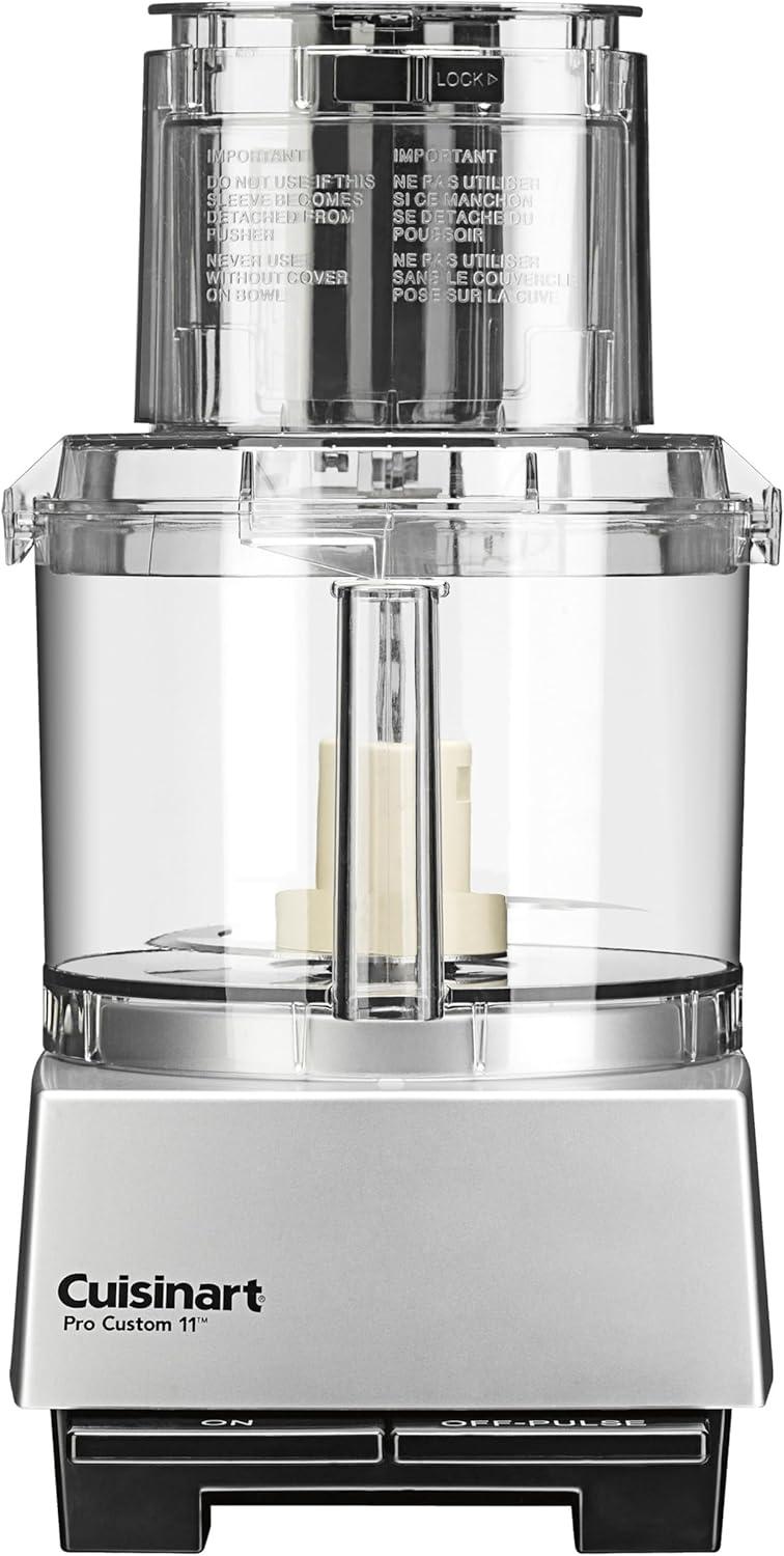 Restored Cuisinart DLC-8SBCYP1 Food Processor, Pro Custom 11 Cup, Brushed Chrome (Refurbished)