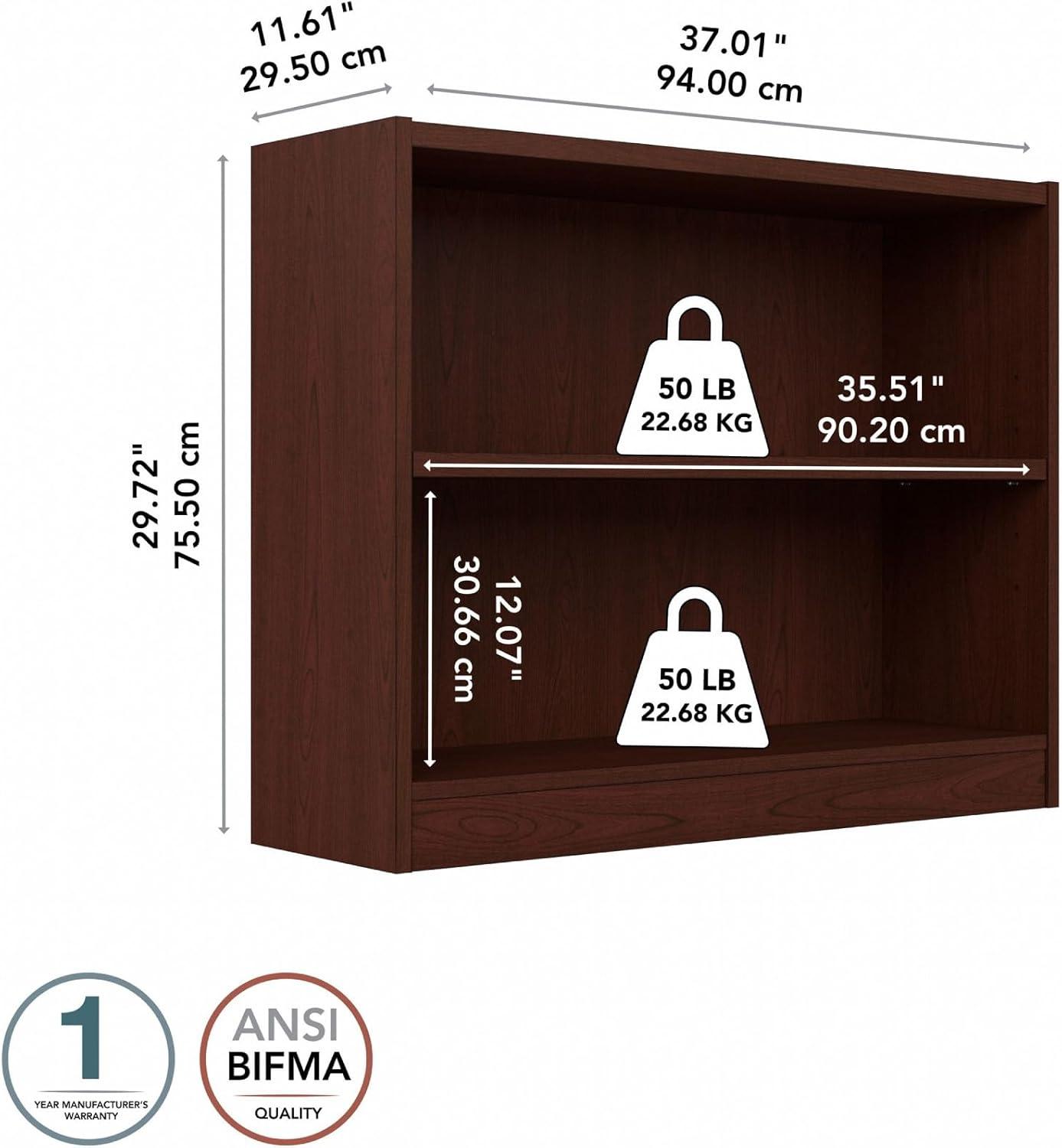 Bush Furniture Universal 2 Shelf Bookcase