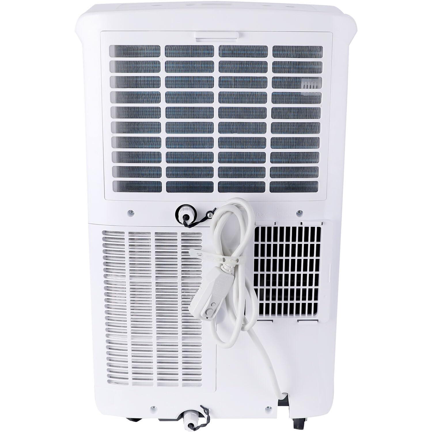 HiSense Hisense 8,000 BTU Smart Portable Air Conditioner with Wi-fi Controls, Dehumidifier and Remote, AC for Apartment, Bedroom, Medium Rooms up to 350 Square Feet in White