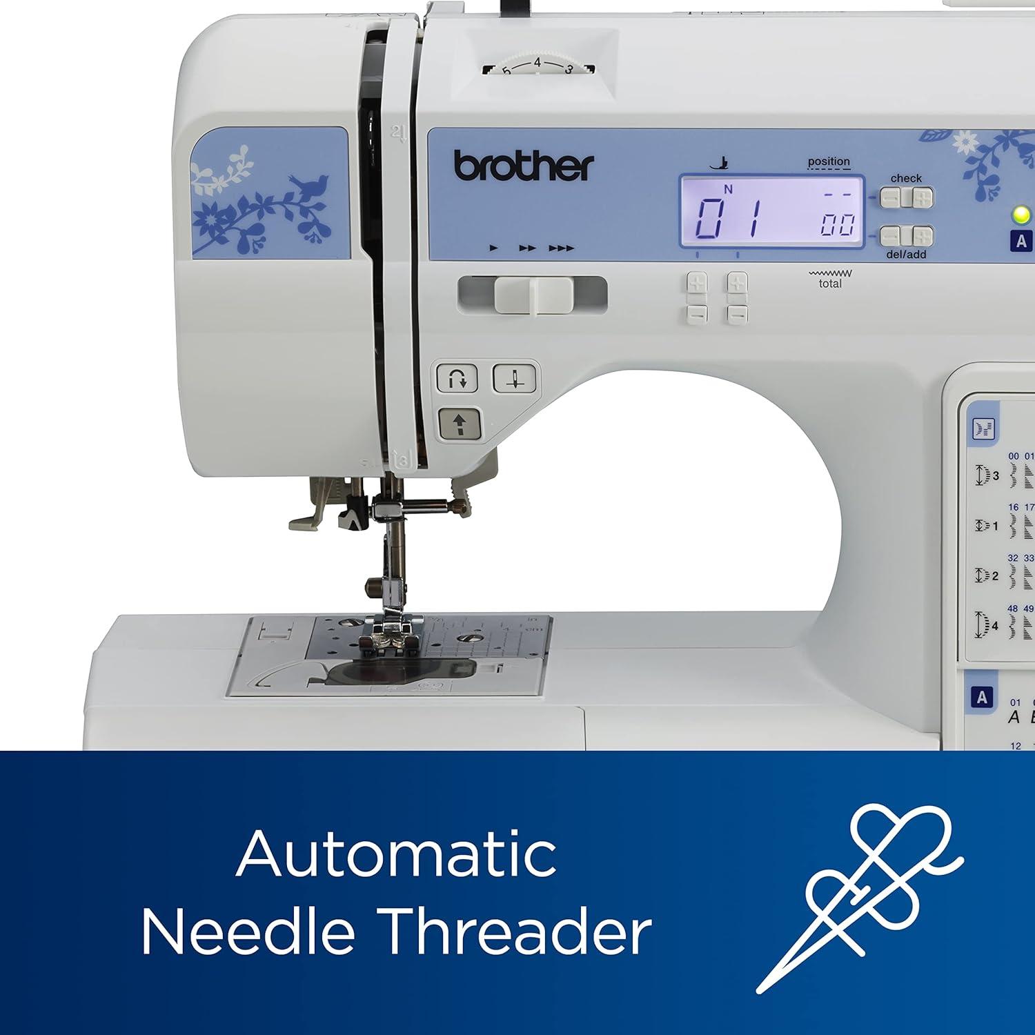 Brother CS7205 150-Stitch Computerized Sewing Machine with Wide Table, Water-Soluble Stabilizer Included