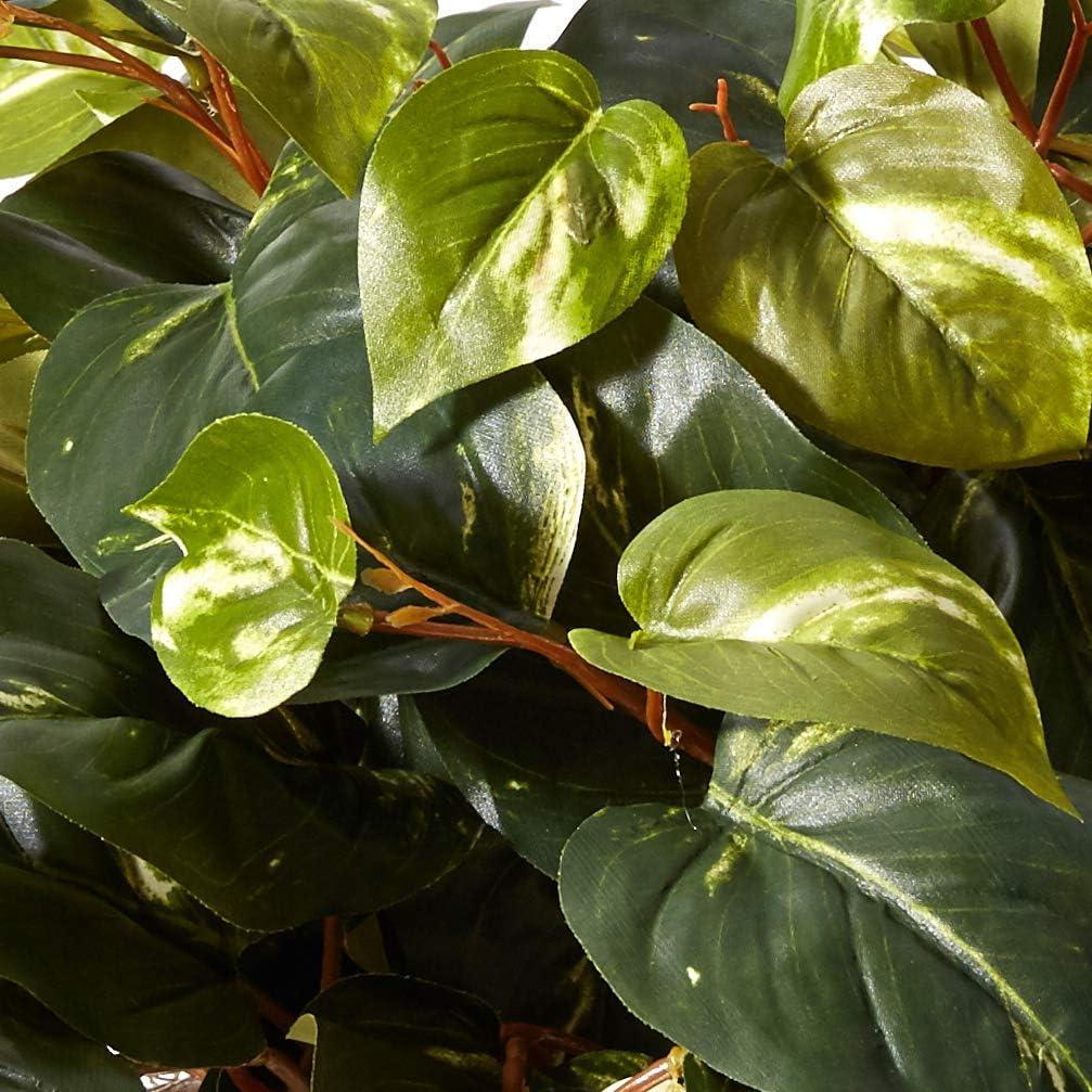 17.5" Green Silk and Plastic Pothos Tabletop Arrangement